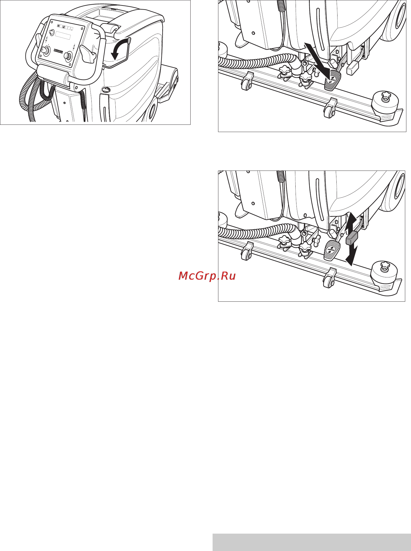 Karcher BR 55/60 W Bp [46/485] Réglage de la barre d aspiration