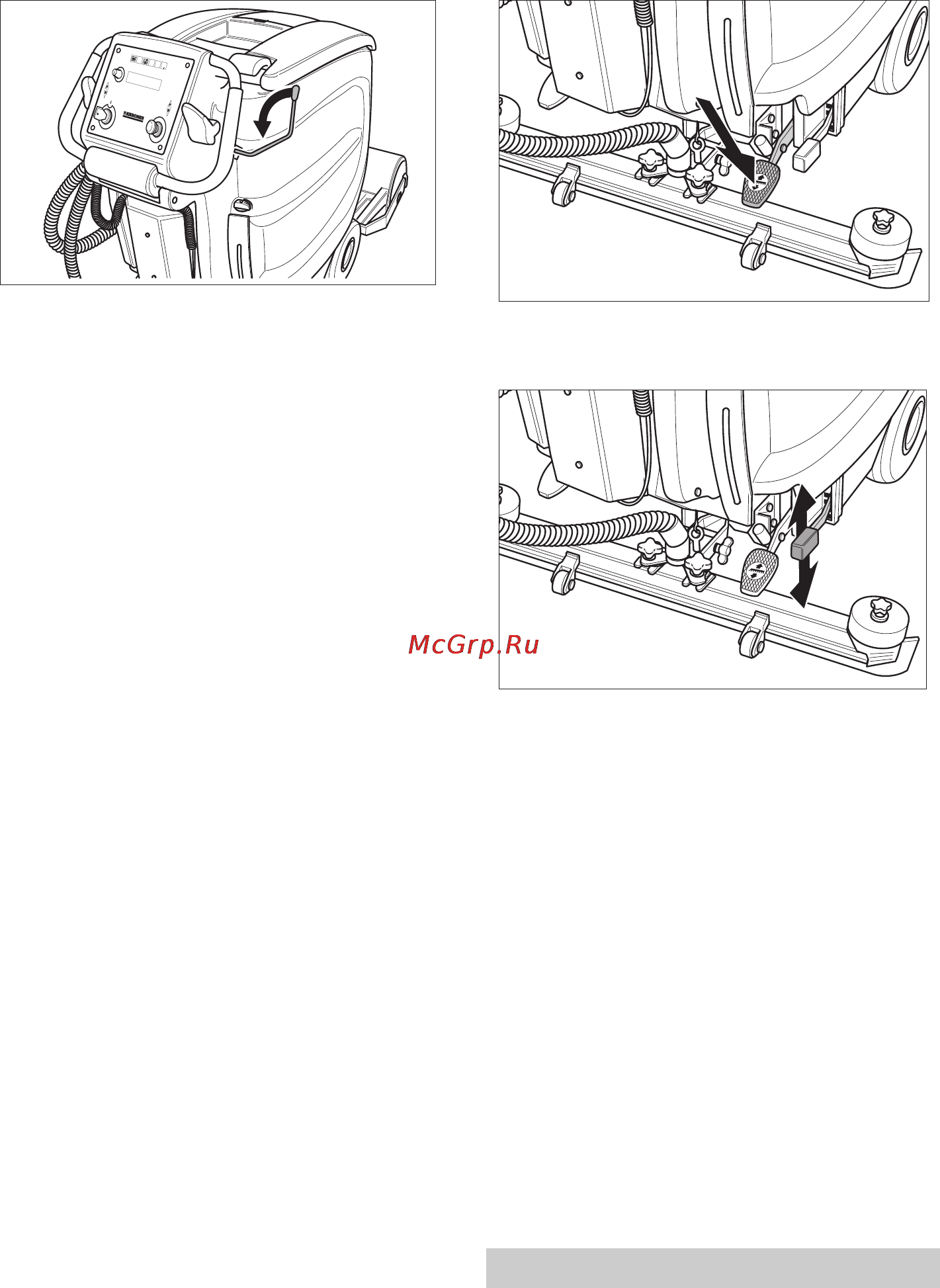 Karcher BR 55/60 W Bp [99/485] Ajuste de la barra de aspiración
