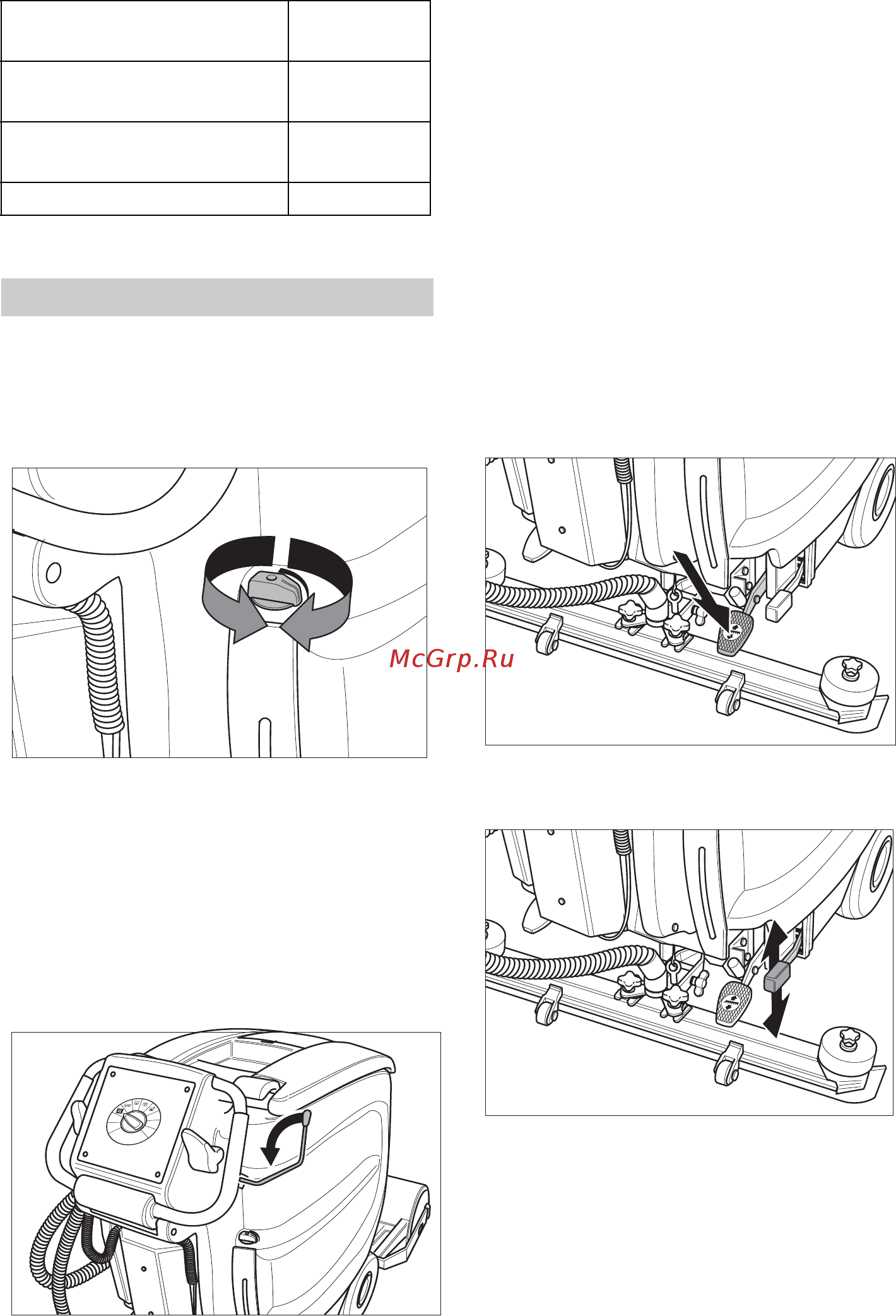 Karcher BR 55/60 WEP [120/384] Innstillinger