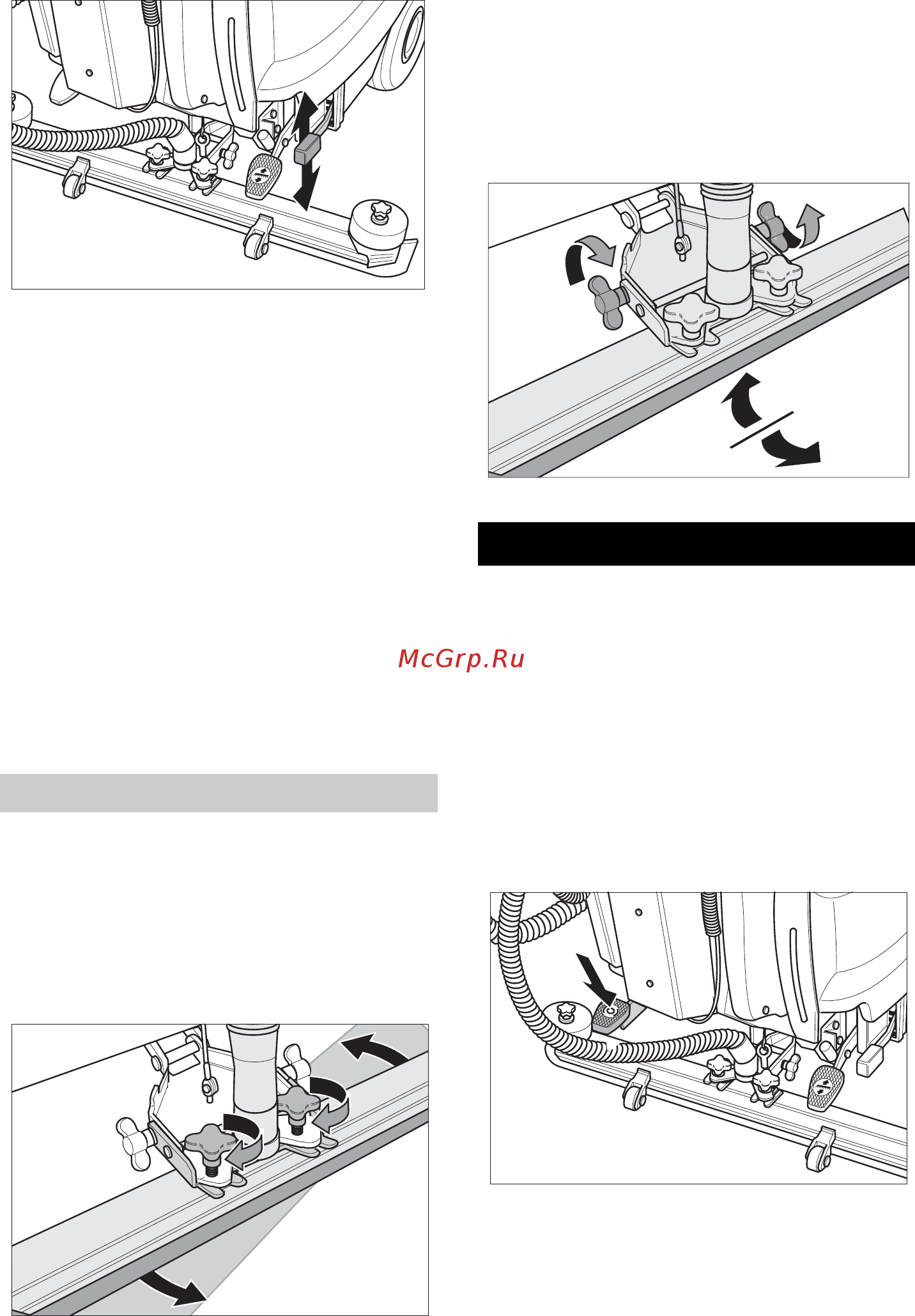 Karcher BR 55/60 WEP [175/384] Durma ve durdurma