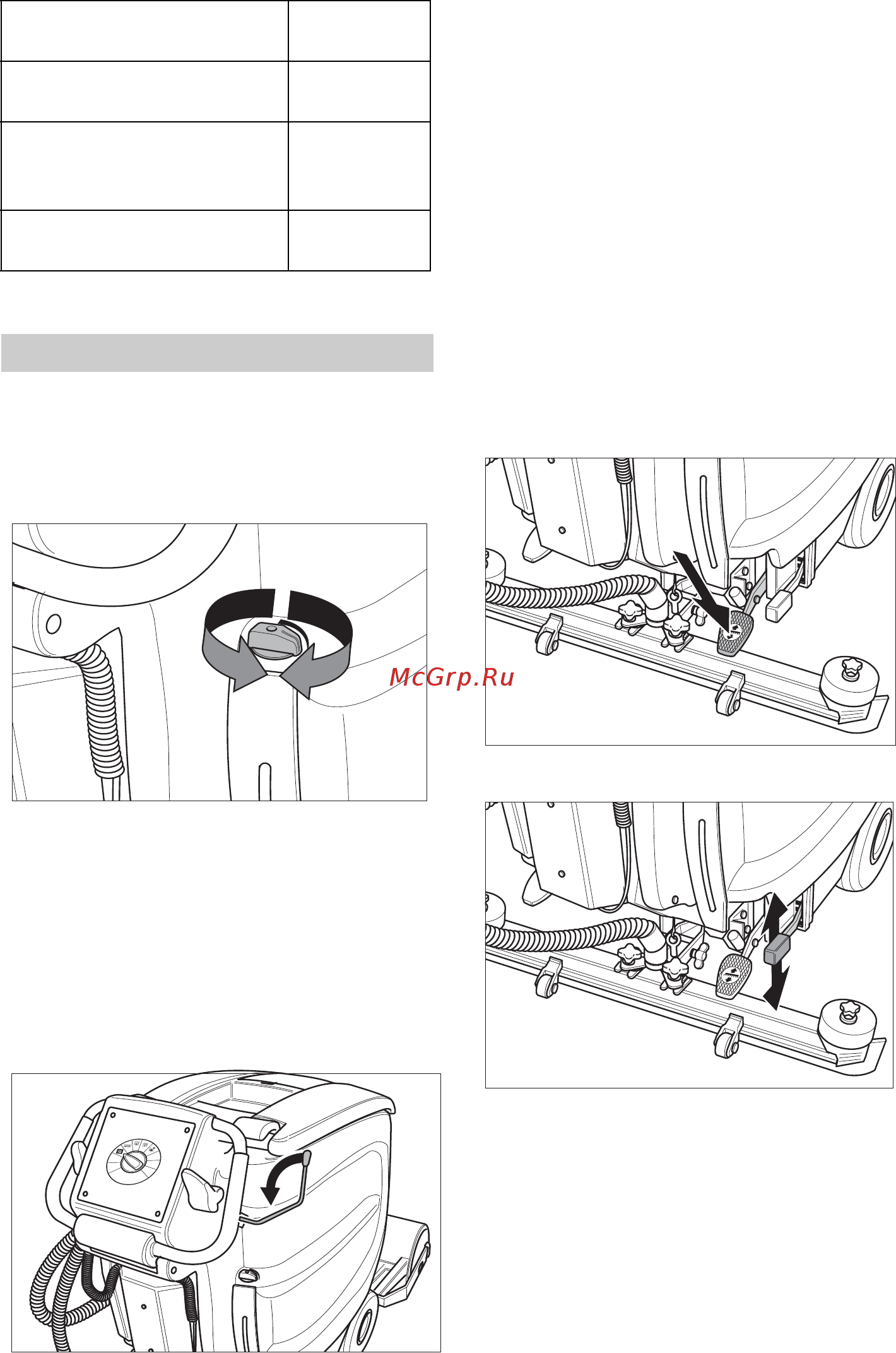 Karcher BR 55/60 WEP [217/384] Nastavení