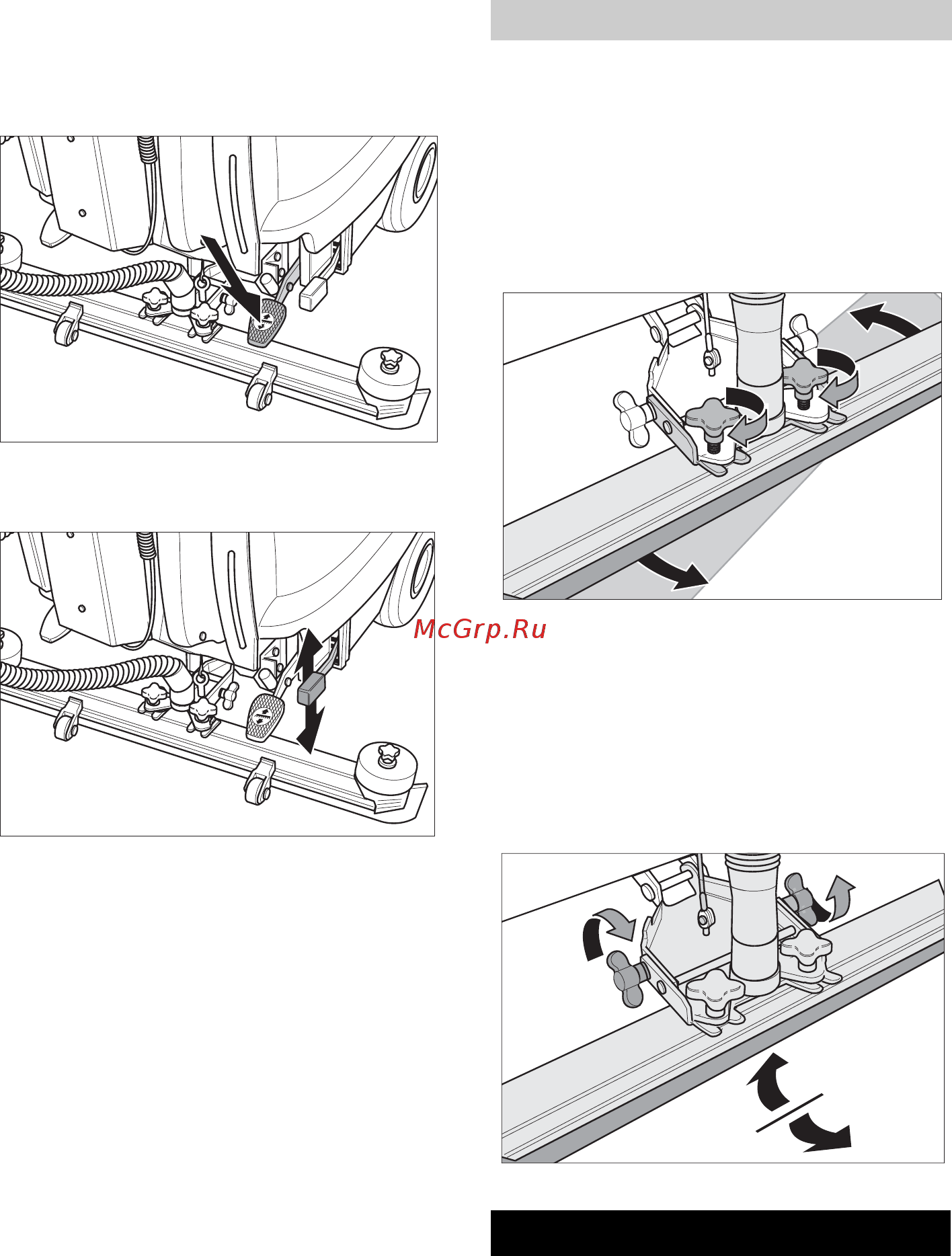 Karcher BR 55/60 WEP [51/384] Arresto e spegnimento