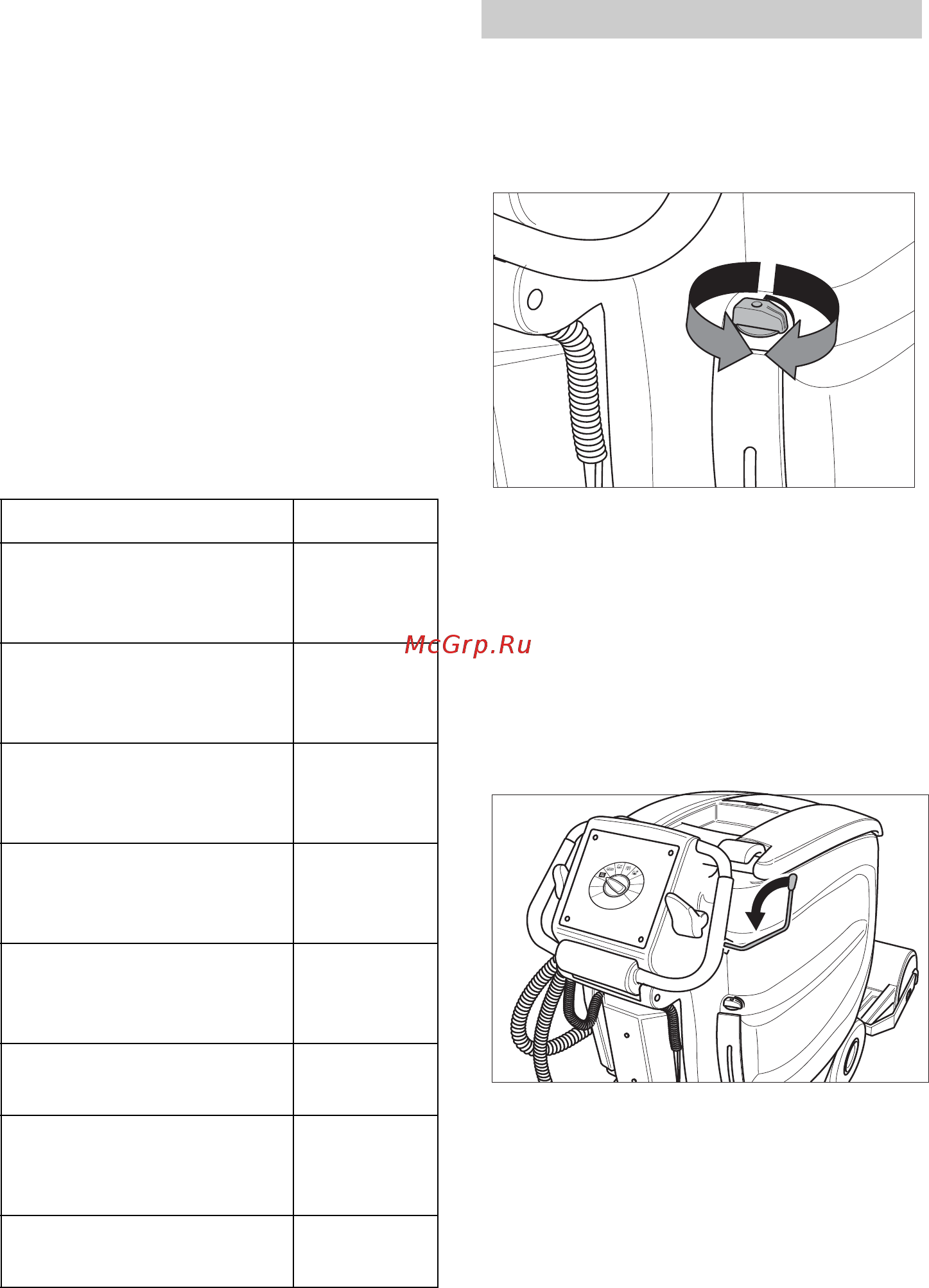 Karcher BR 55/60 WEP [78/384] Configuraciones