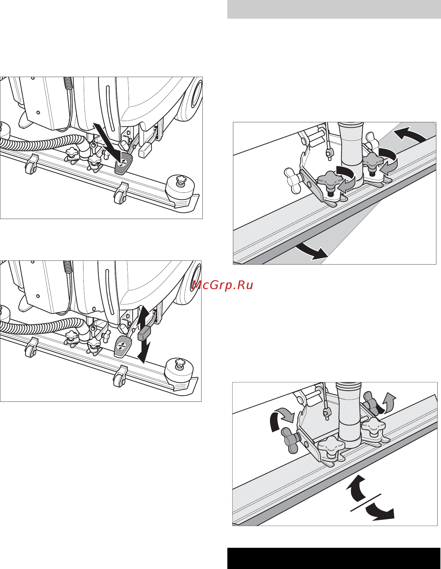 Karcher BR 55/60 WEP [93/384] Parar e desligar