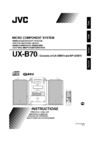JVC UX-B70 Инструкция по эксплуатации