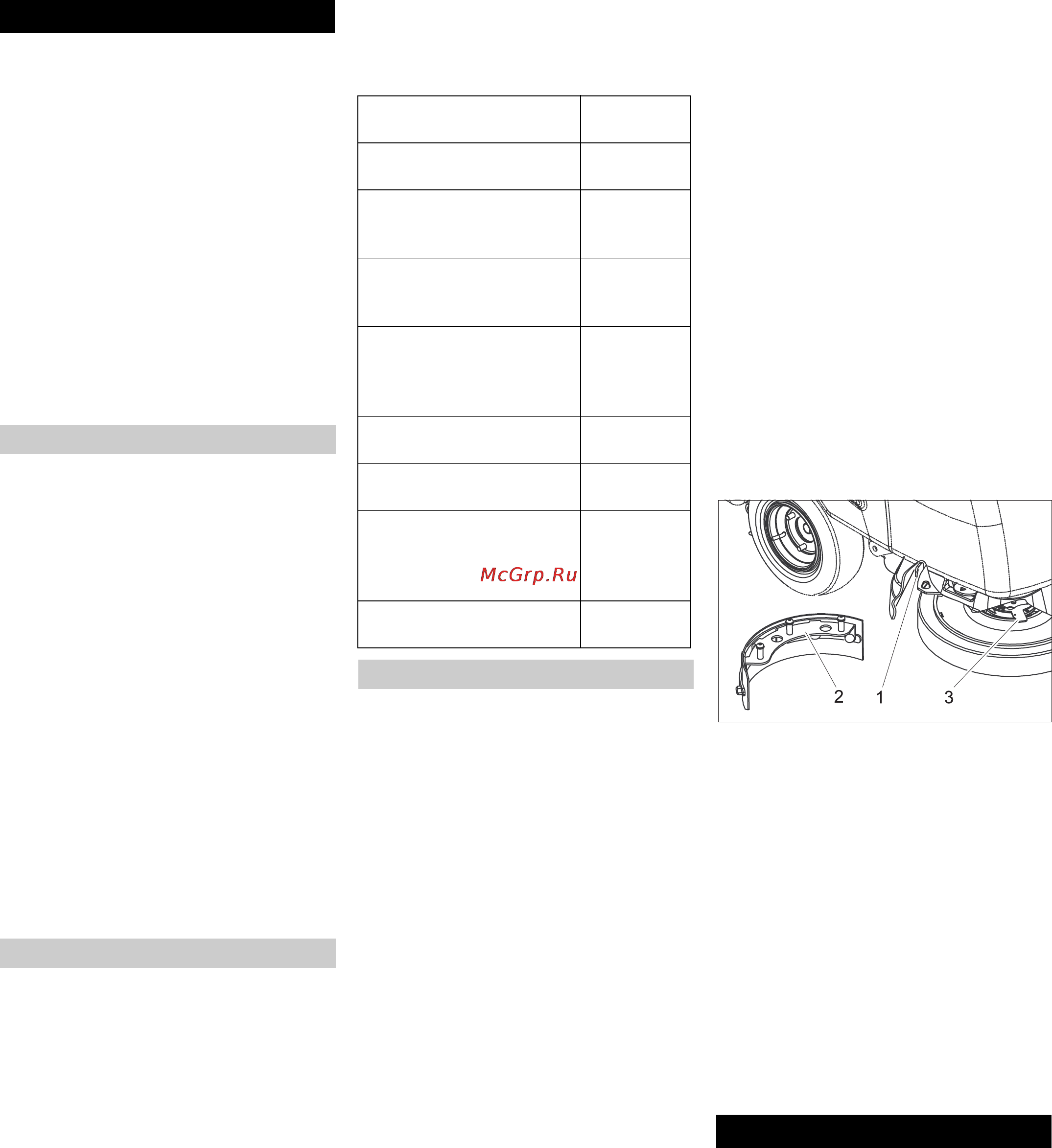 Karcher BD 80/120 W Bp [120/244] Остановка и парковка
