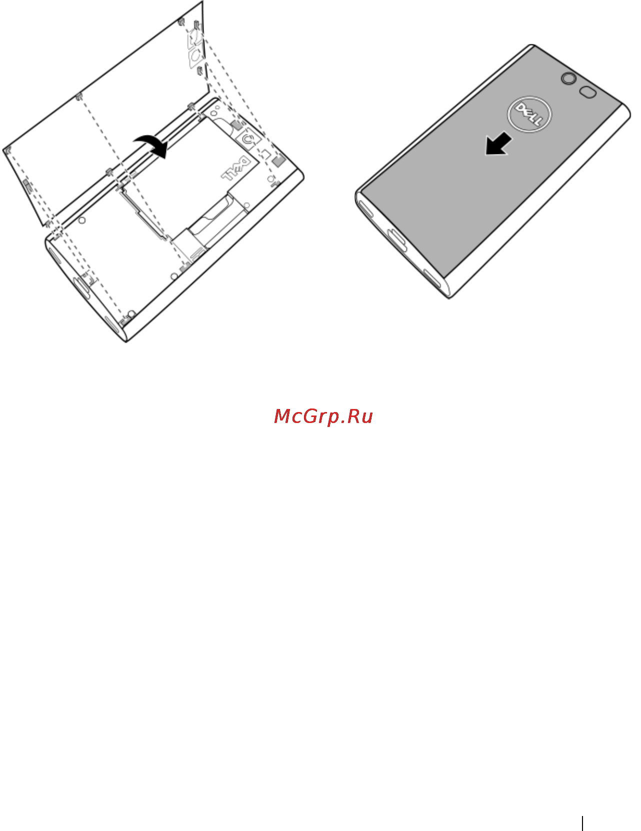 Dell Venue Pro [13/107] Close the back cover