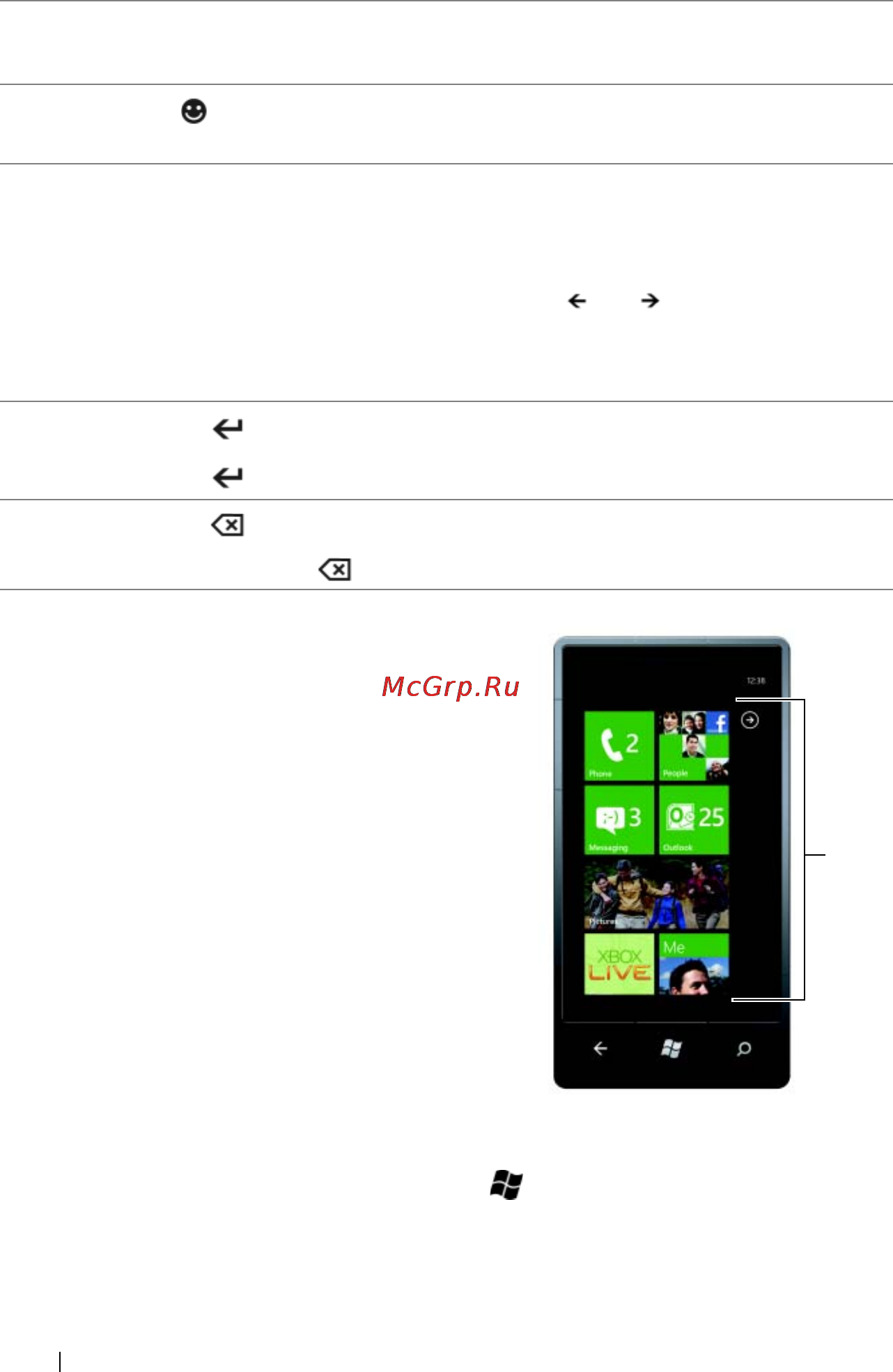 Dell Venue Pro [18/107] To open the start screen