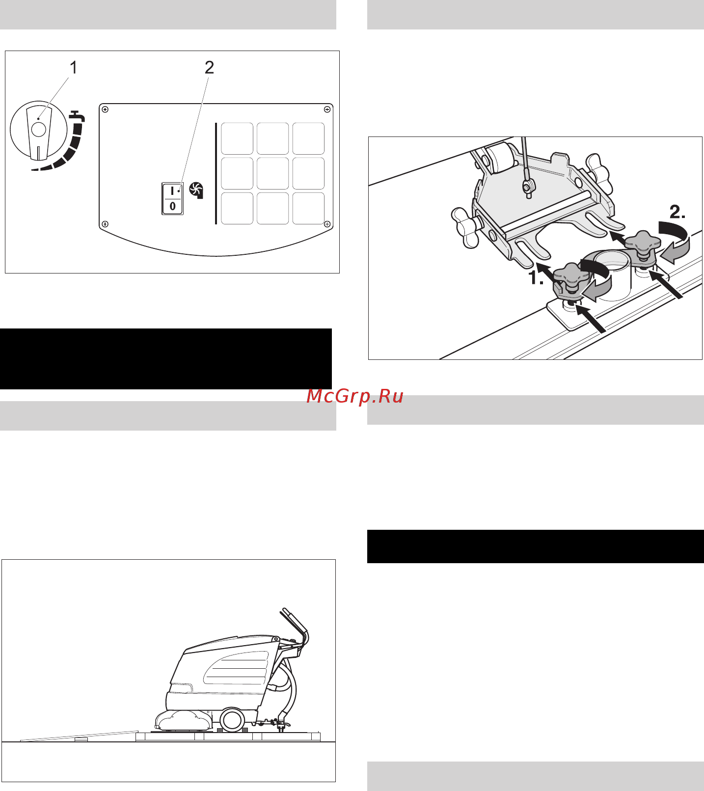 Karcher BR 530 Ep [241/306] Funcţionarea
