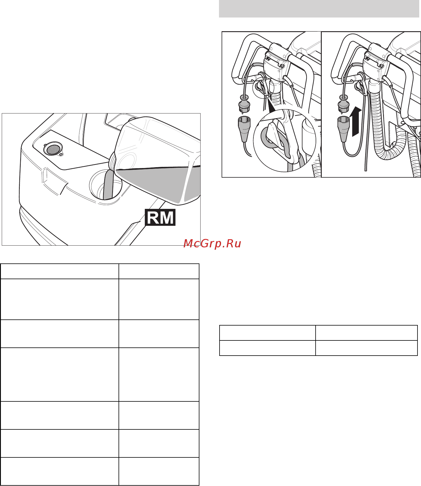 Karcher BR 530 Ep [242/306] Deplasarea