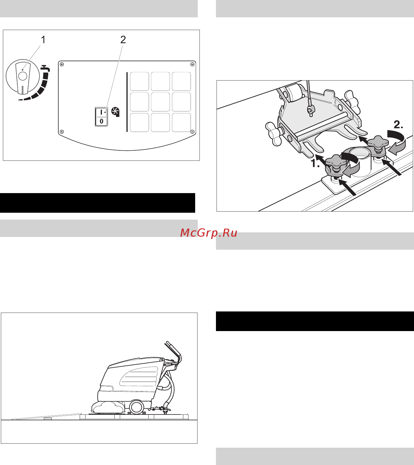 Karcher BR 530 Ep [58/306] Voor de inbedrijfstelling