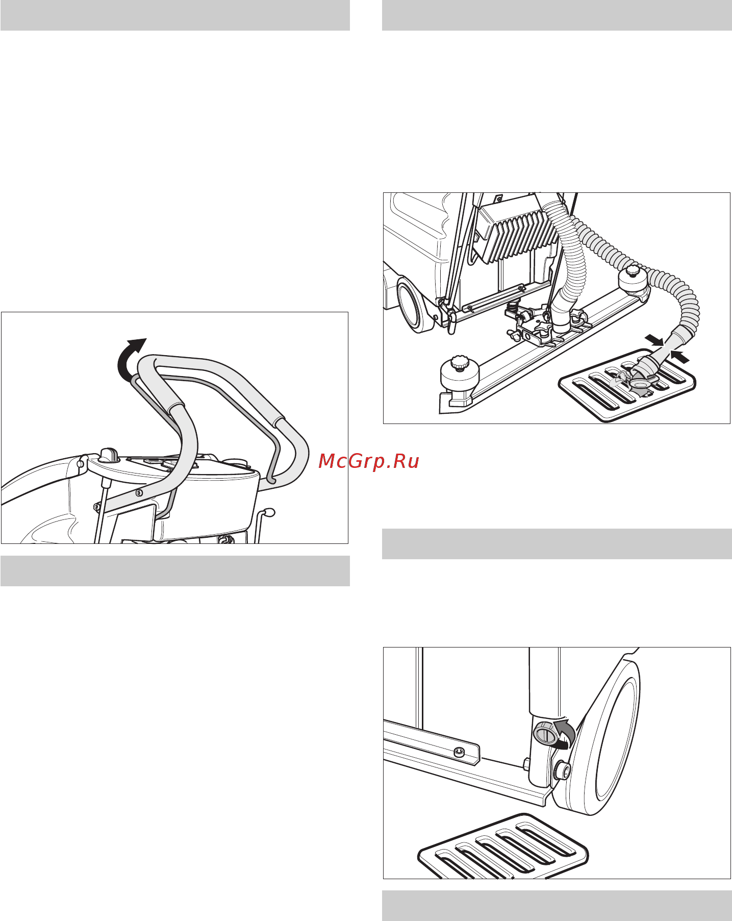 Karcher BD 530 Bp Pack [242/384] A szennyvíz tartály ürítése