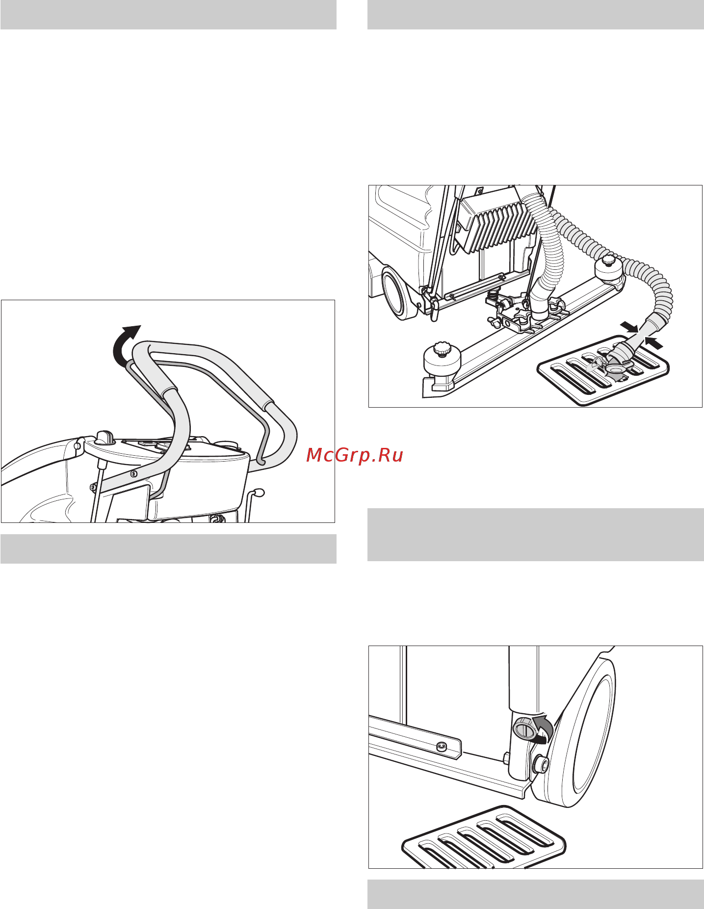 Karcher BD 530 Bp Pack [356/384] Pražnjenje rezervoara prljave vode