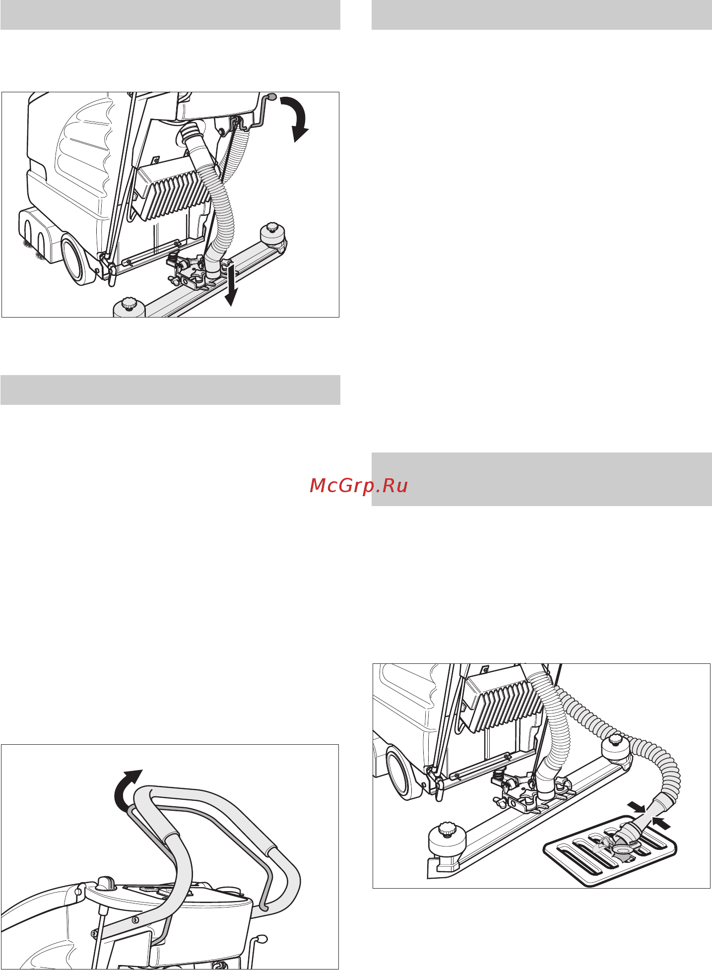 Karcher BD 530 Bp Pack [60/384] Abbassare la barra di aspirazione