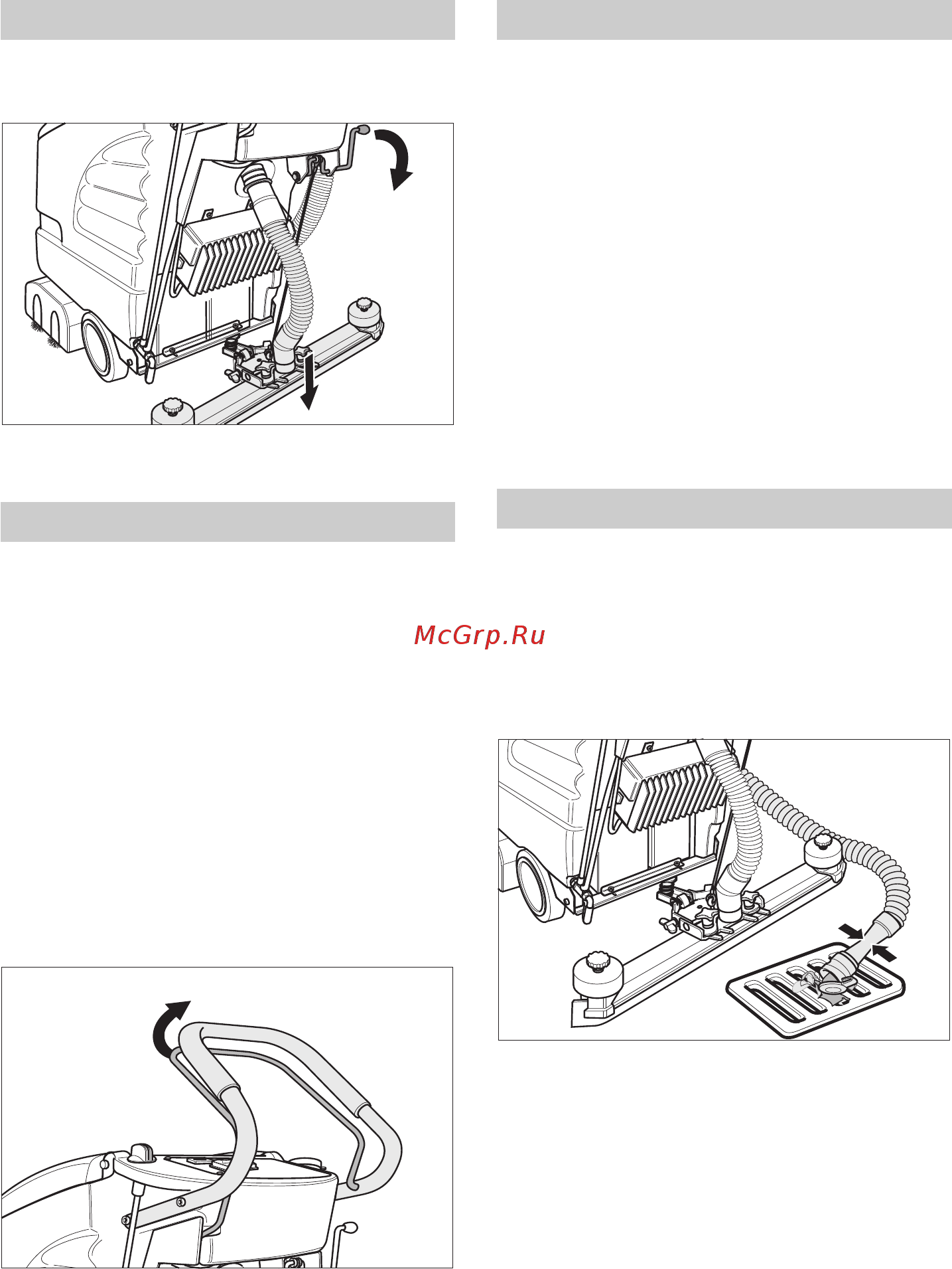 Karcher BD 530 Bp Pack [94/384] Baje la barra de aspiración