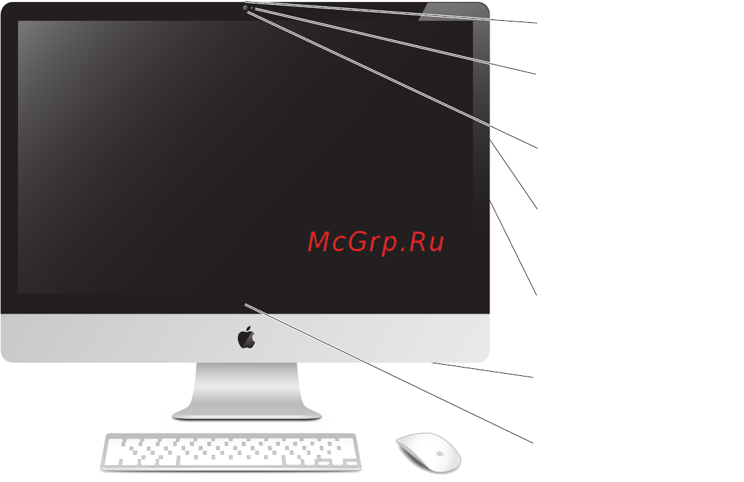 Apple 27 MC510RS/A [20/80] Основные характеристики компьютера imac