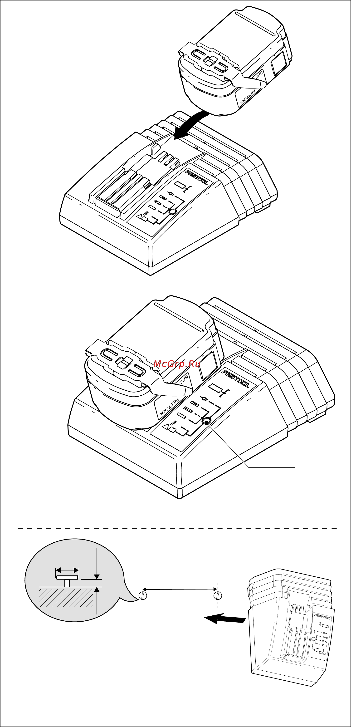Festool T 12+3 GG/LI 564253 Инструкция по эксплуатации онлайн [3/102] 2150