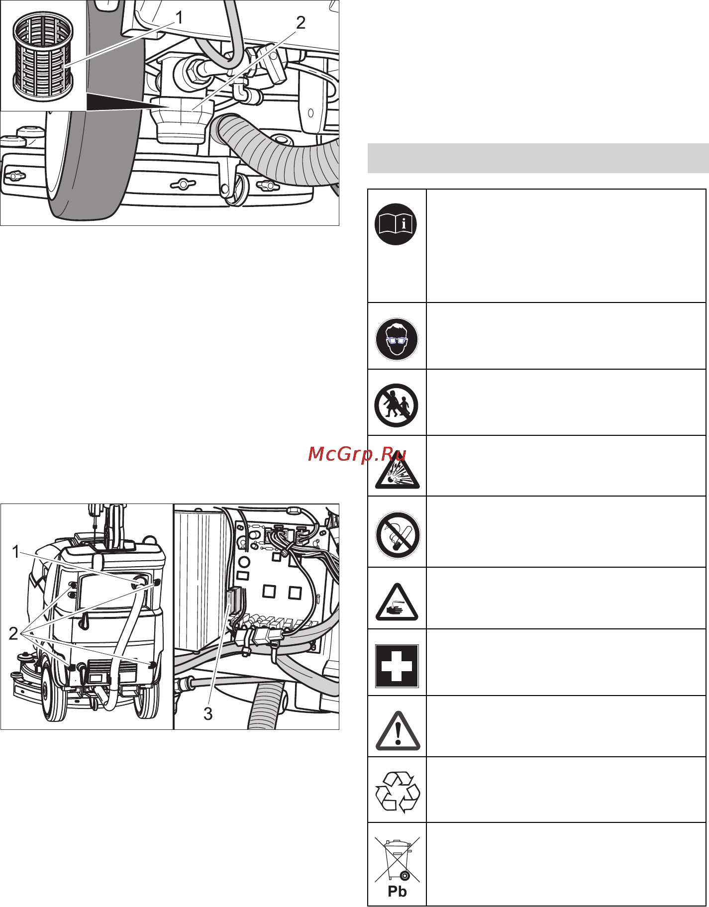 Karcher BD 40/12 C Bp Pack *EU [311/374] Смяна на акумулатори