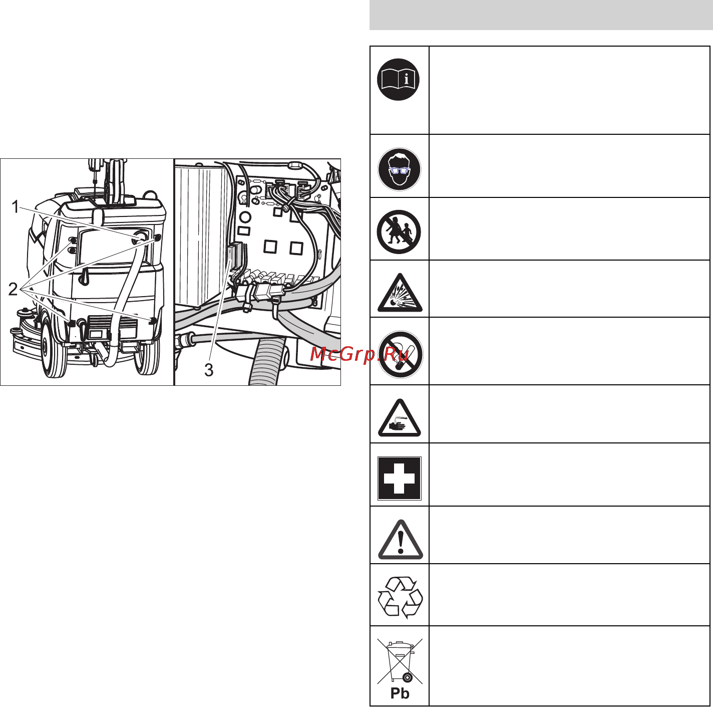 Karcher BD 40/12 C Bp Pack *EU [81/374] Cambiar las baterías