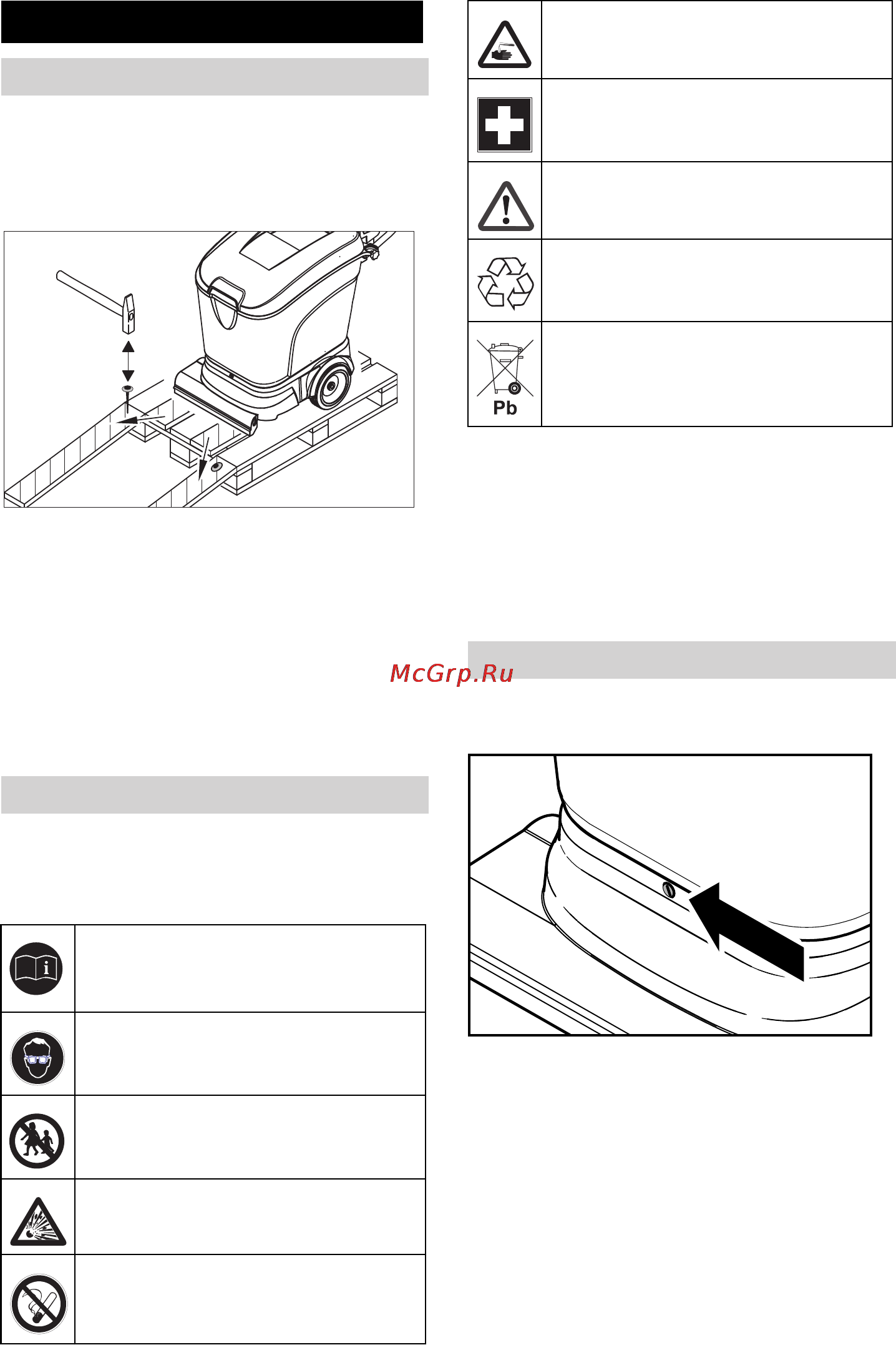 Karcher BD 40/25 C Bp Pack [20/136] Before startup