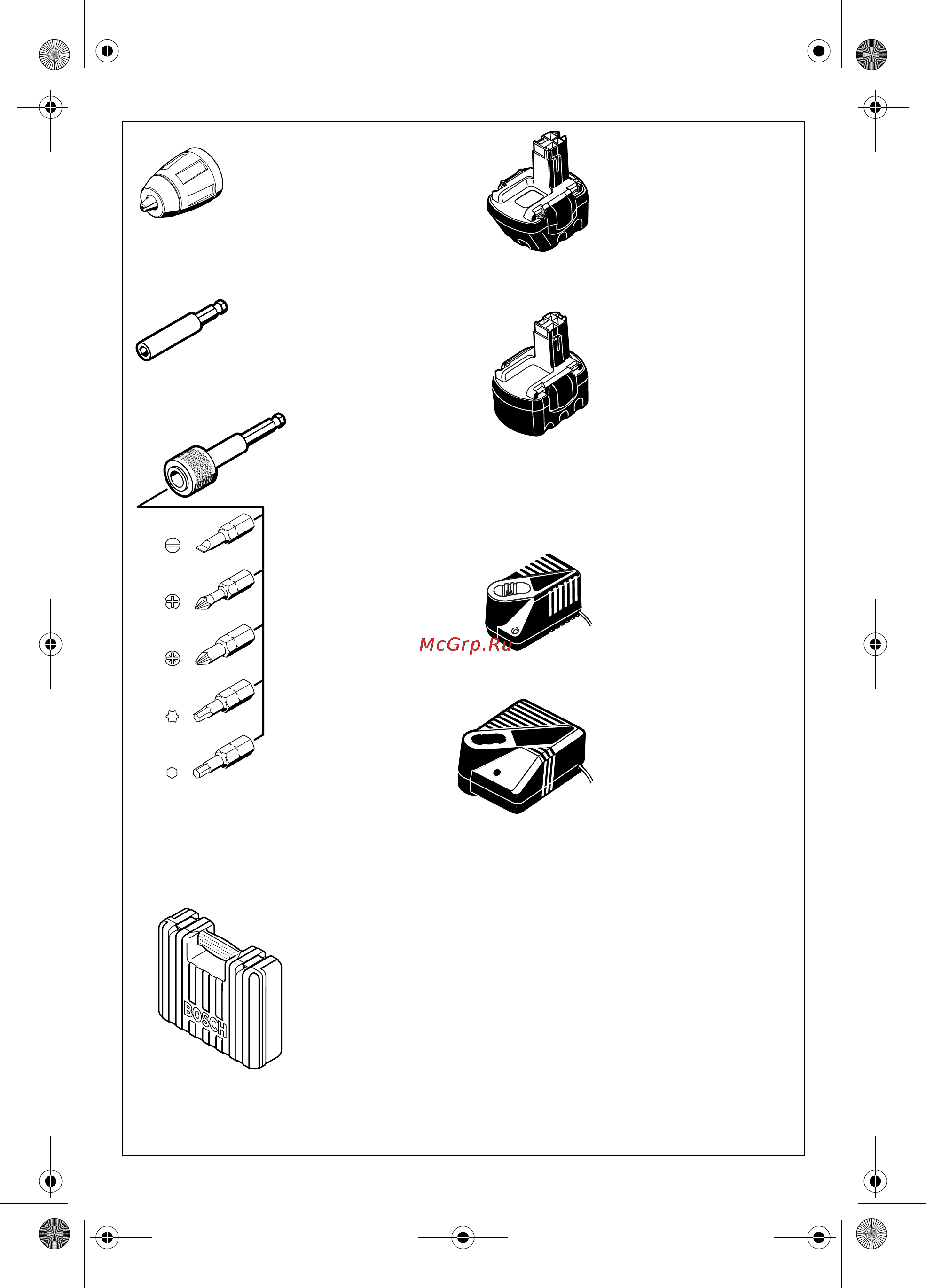 Bosch GSR 14.4 V 0.601.995.G0M Инструкция по эксплуатации онлайн [3/101] 2101