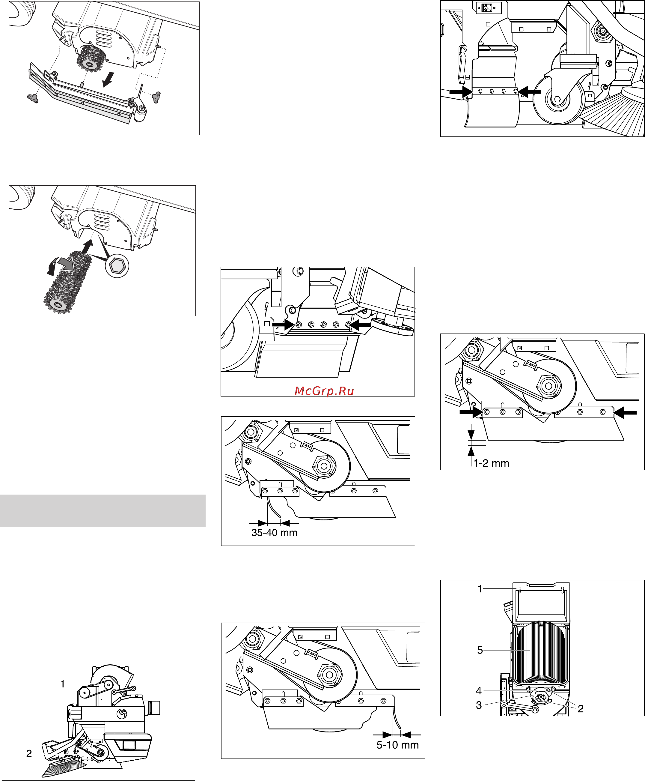 Karcher BD 100/250 R Bp [79/370] Trabajos de mantenimiento adicionales para br bd ri