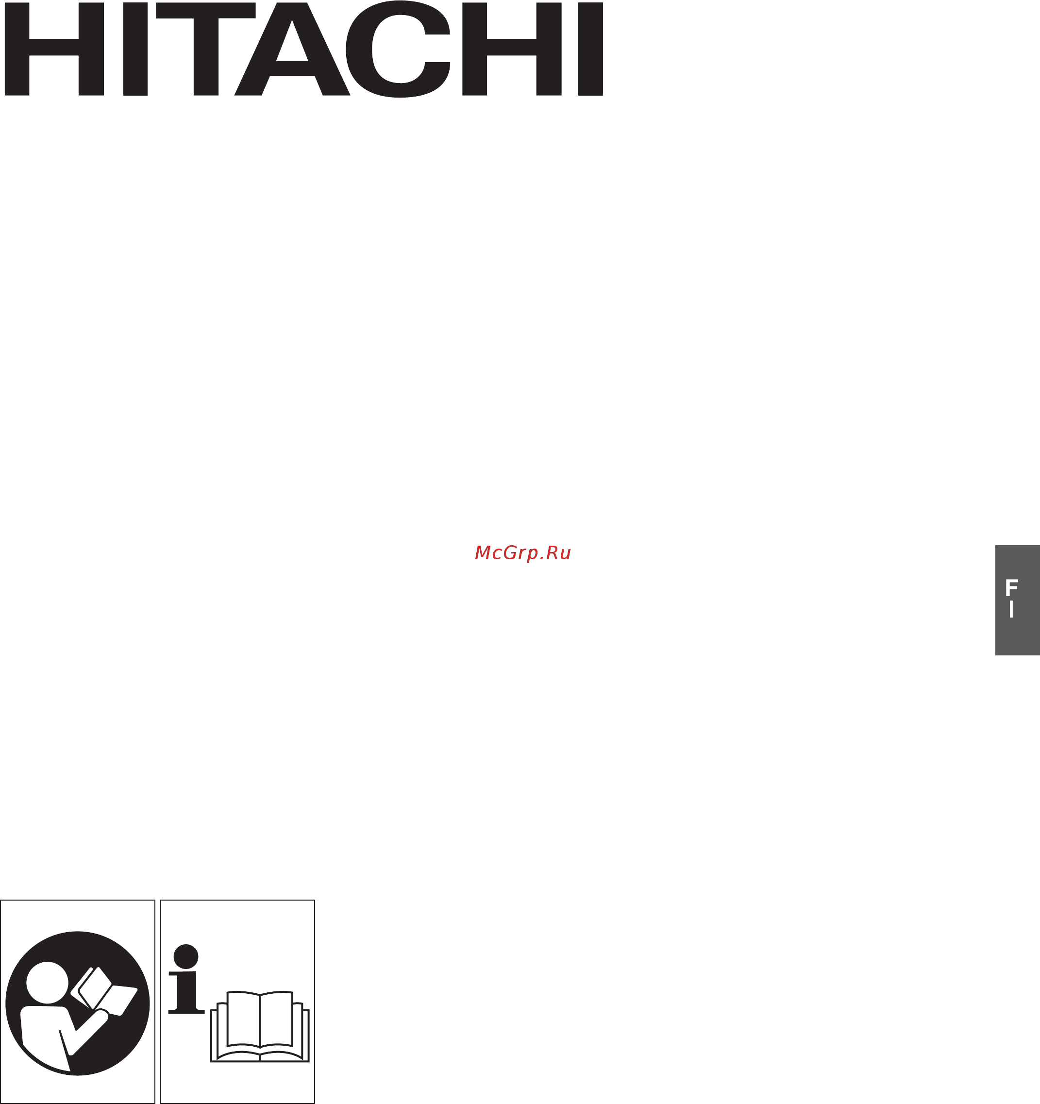 Hitachi DA200E(S) [42/62] Omistajan opas
