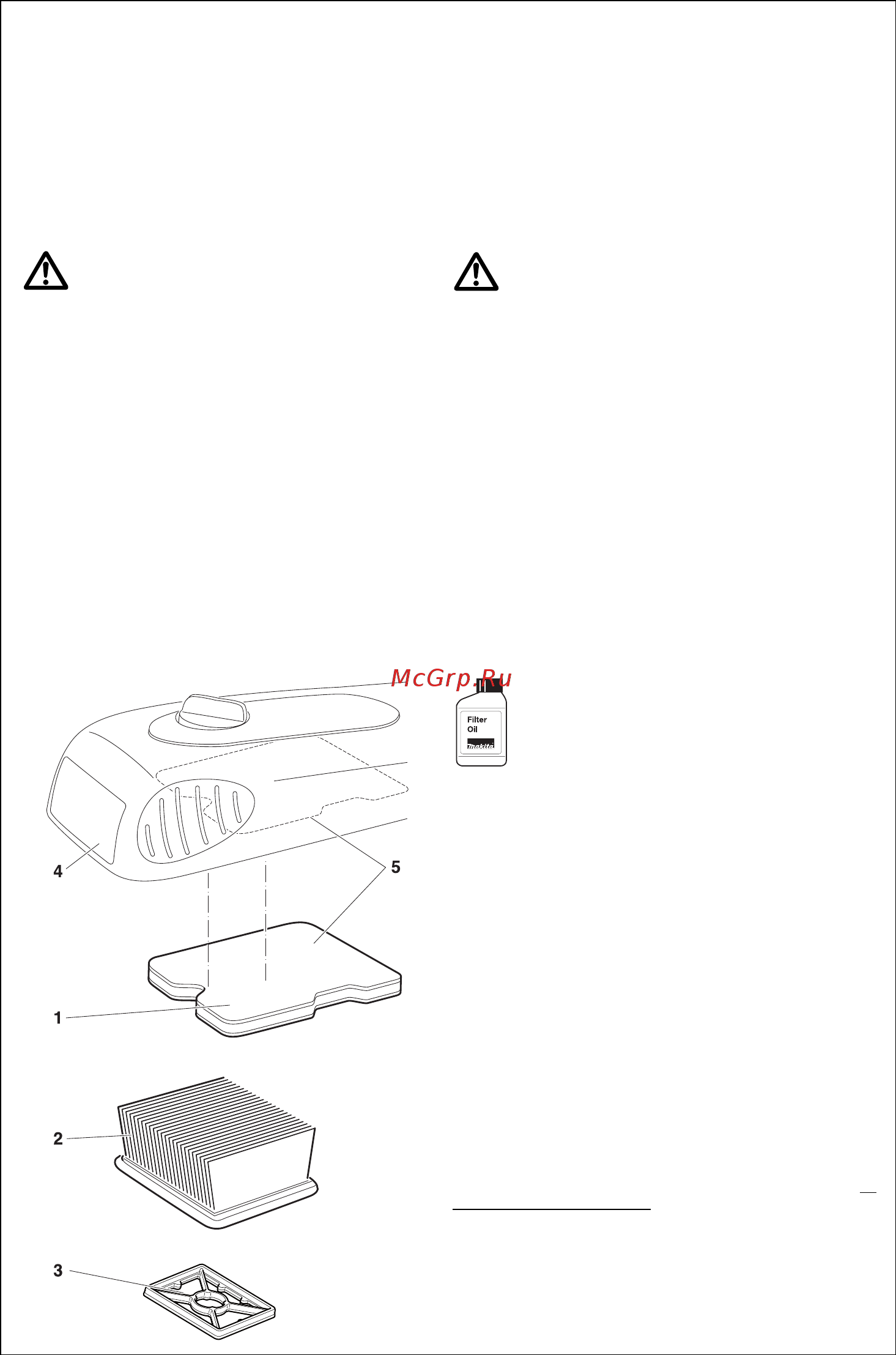 Makita DPC 6431 [21/32] Внимание