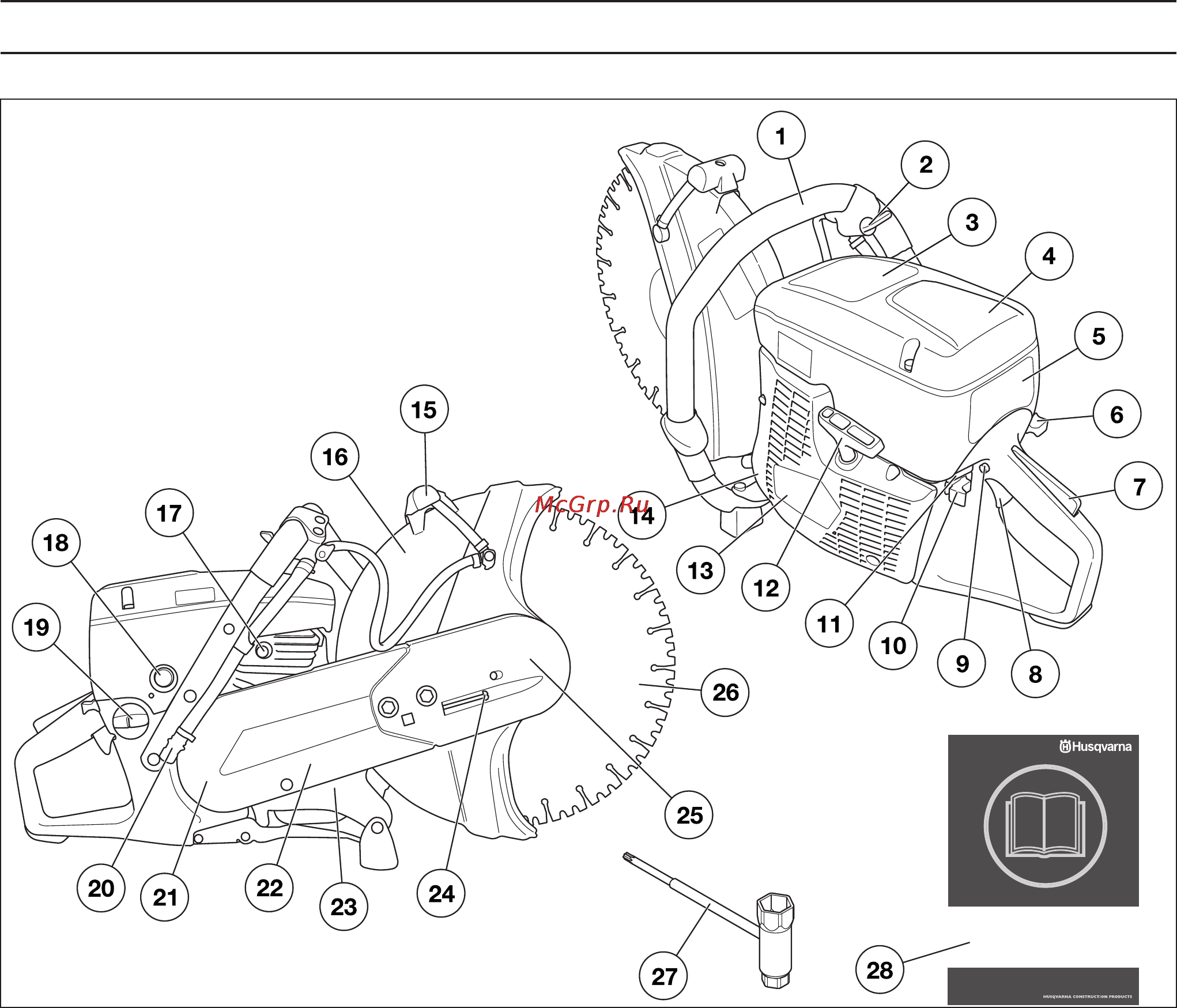 Husqvarna K760 Rescue 9664777-01 [5/28] Презентация