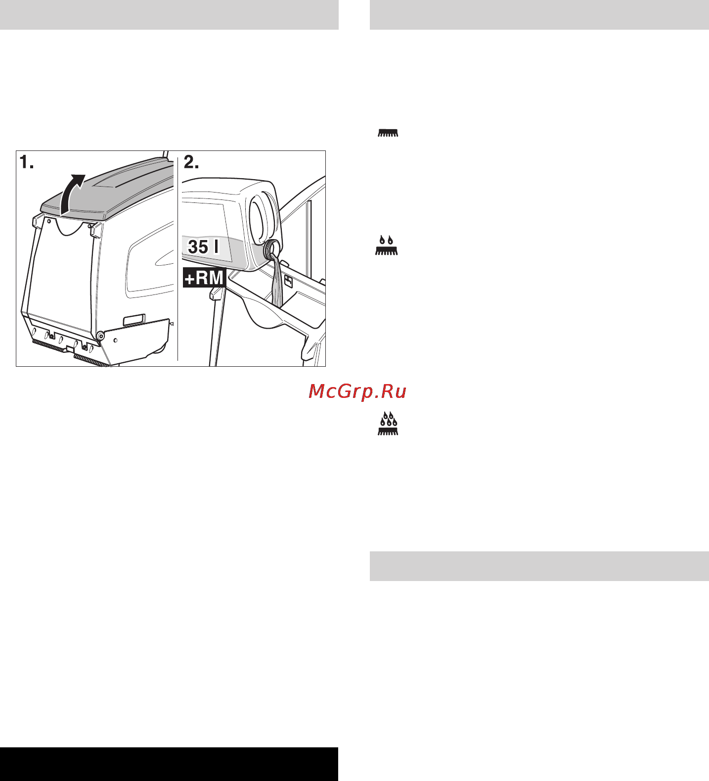 Karcher BR 47/35 ESC *EU [139/218] Käyttö