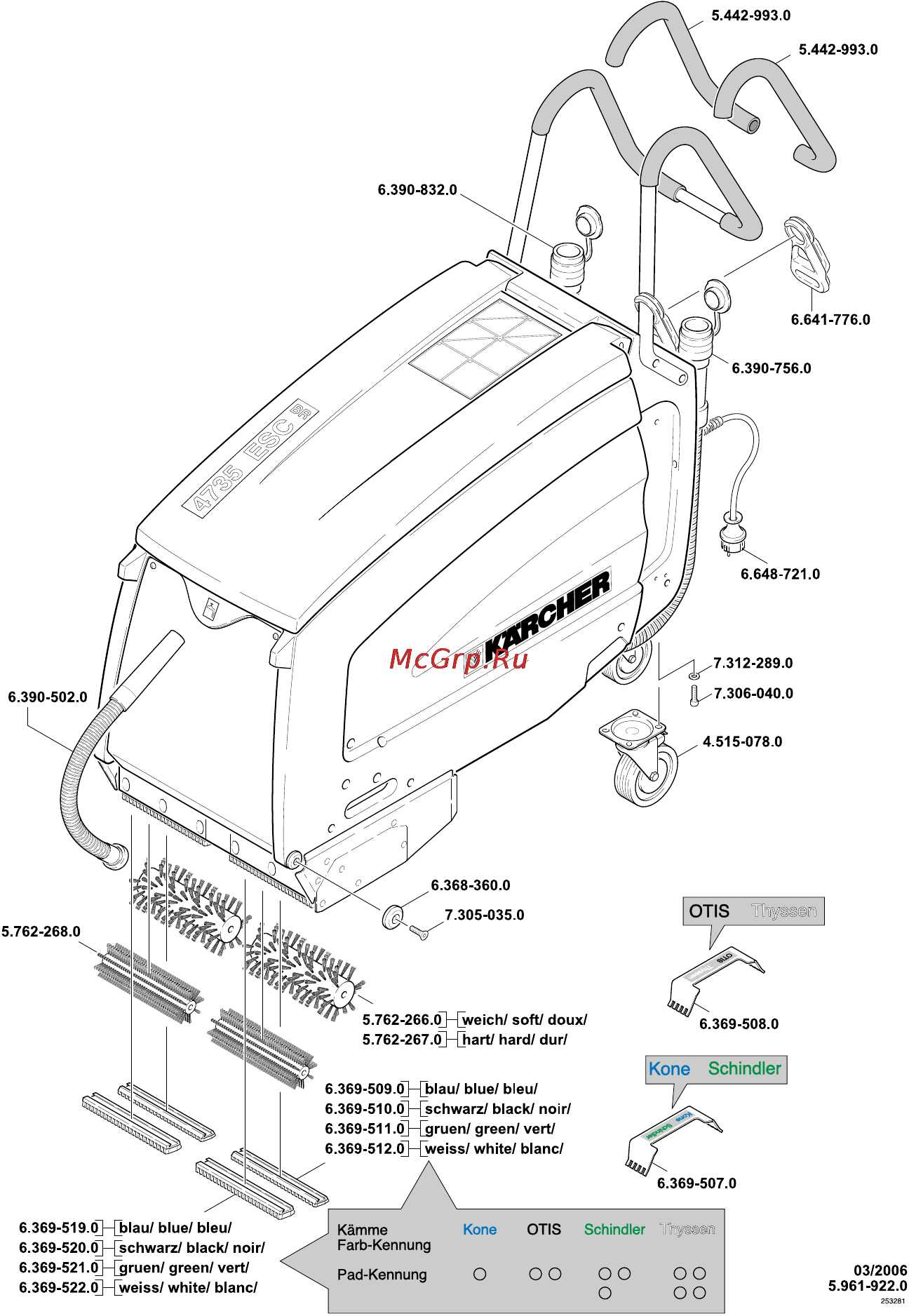 Karcher BR 47/35 ESC *EU Инструкция по эксплуатации онлайн [216/218] 2384