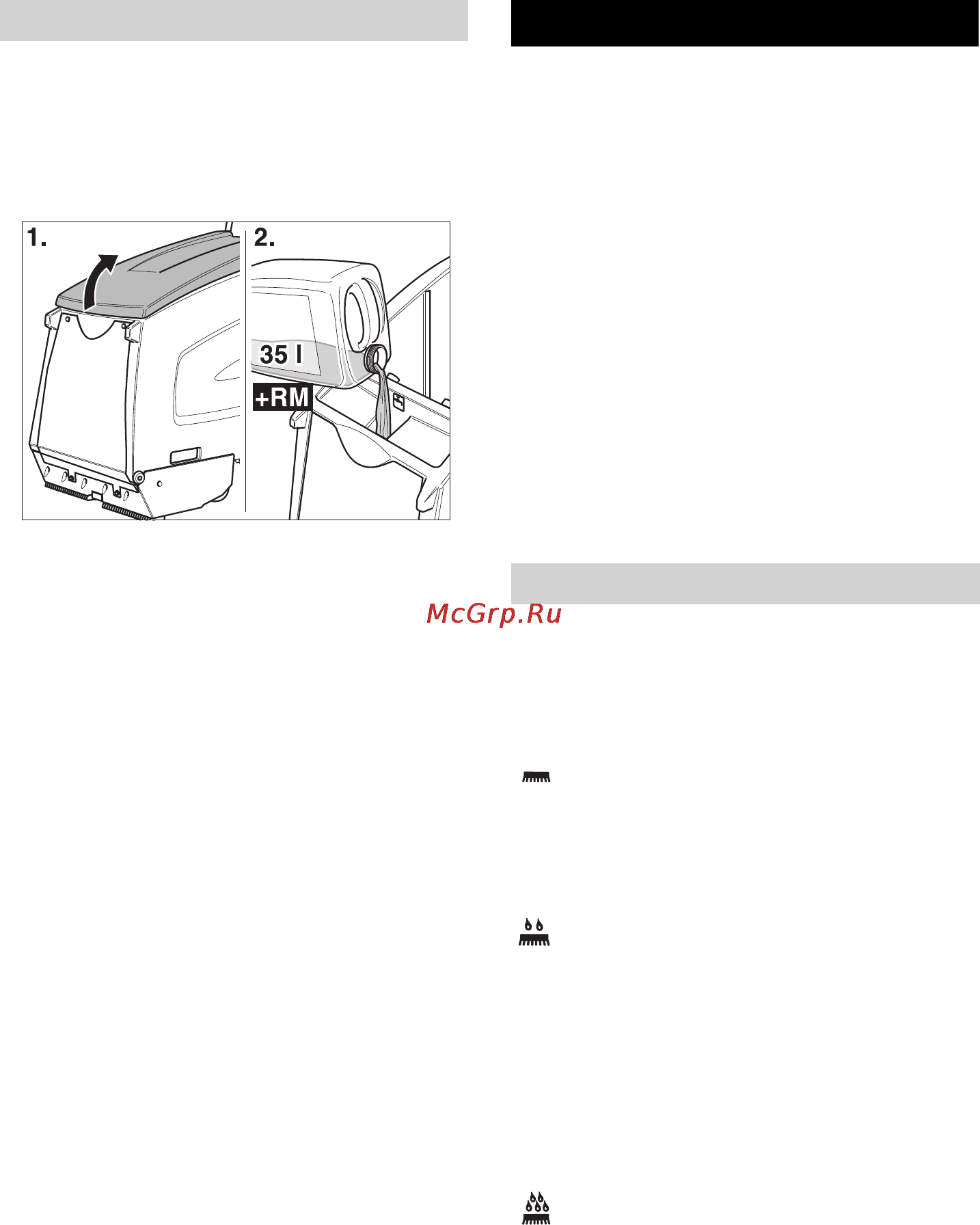 Karcher BR 47/35 ESC *EU [34/218] Fonctionnement