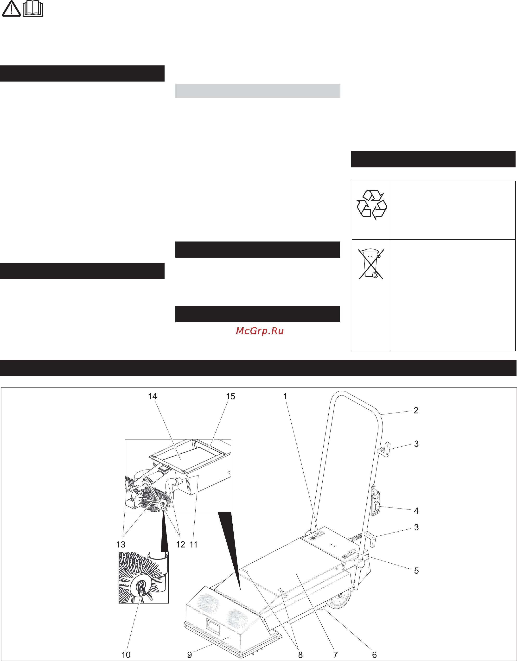 Karcher BR 45/10 ESC *EU [12/88] Elementi di comando e di funzione