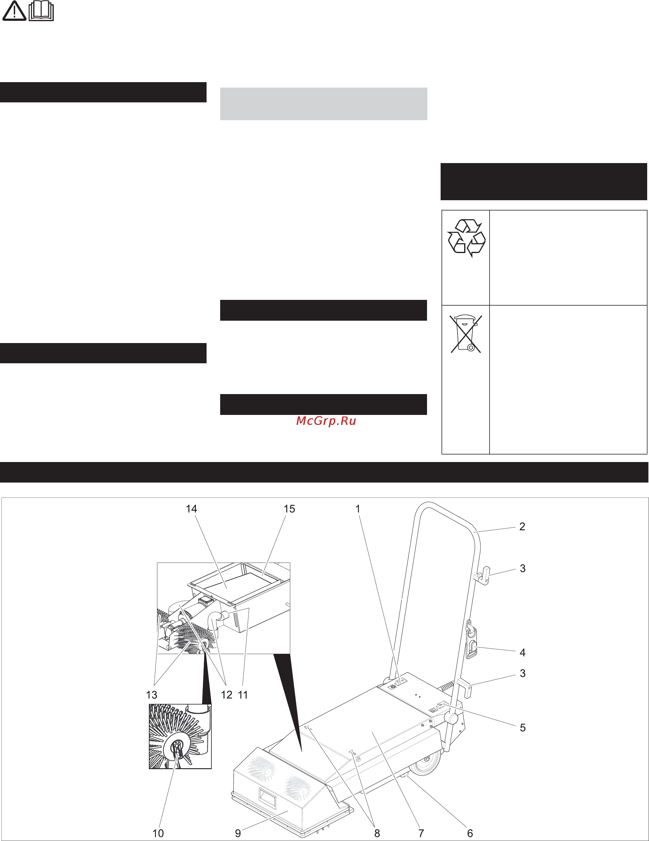 Karcher BR 45/10 ESC *EU [18/88] Elementos de operación y funcionamiento