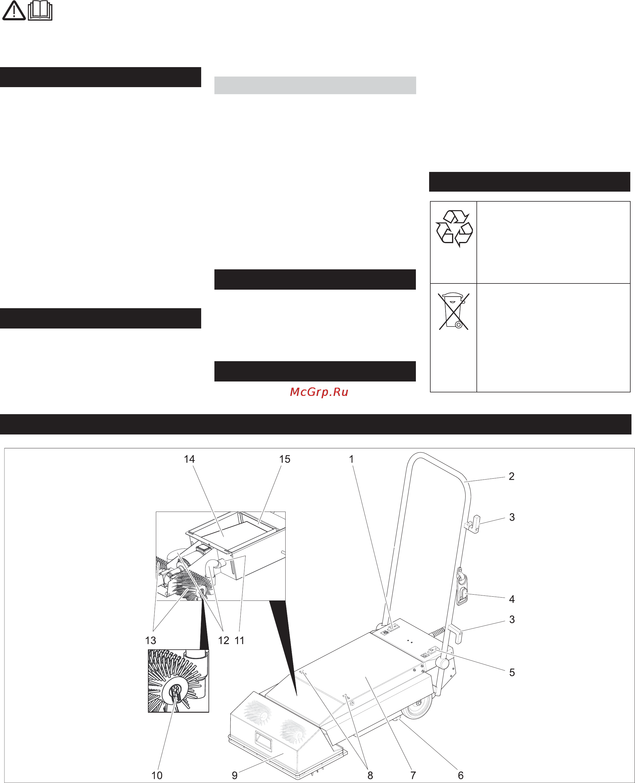 Karcher BR 45/10 ESC *EU [52/88] Delovanje