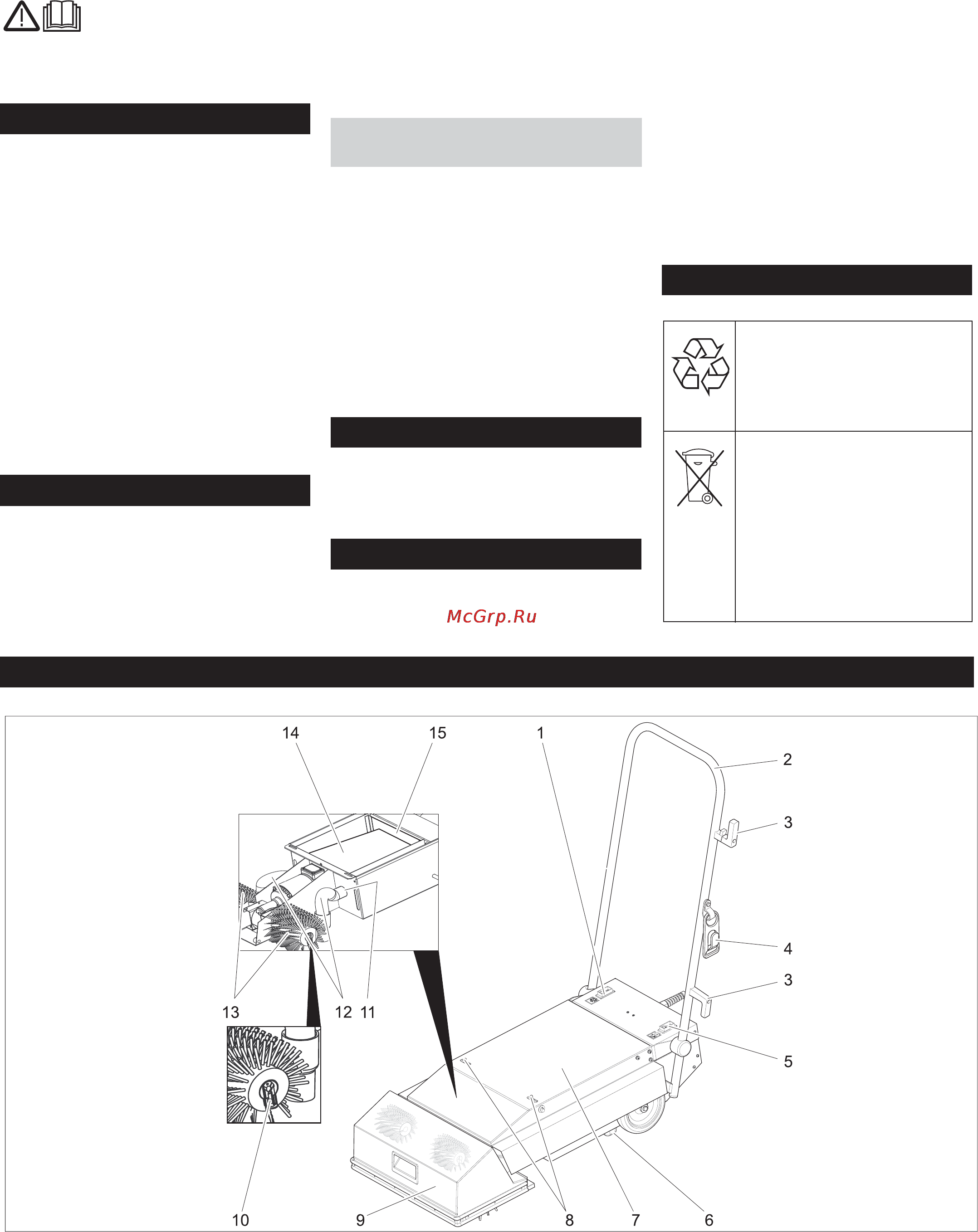 Karcher BR 45/10 ESC *EU [6/88] Contents