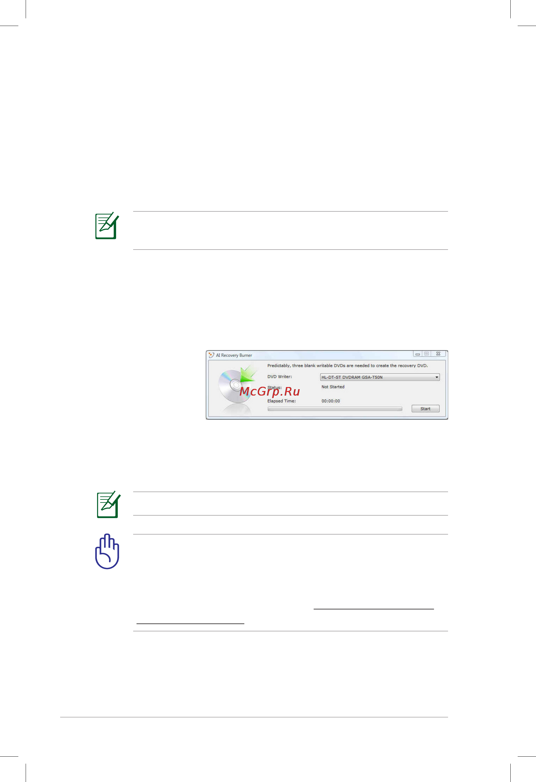Asus N52D [14/26] Using recovery dvd on selected models