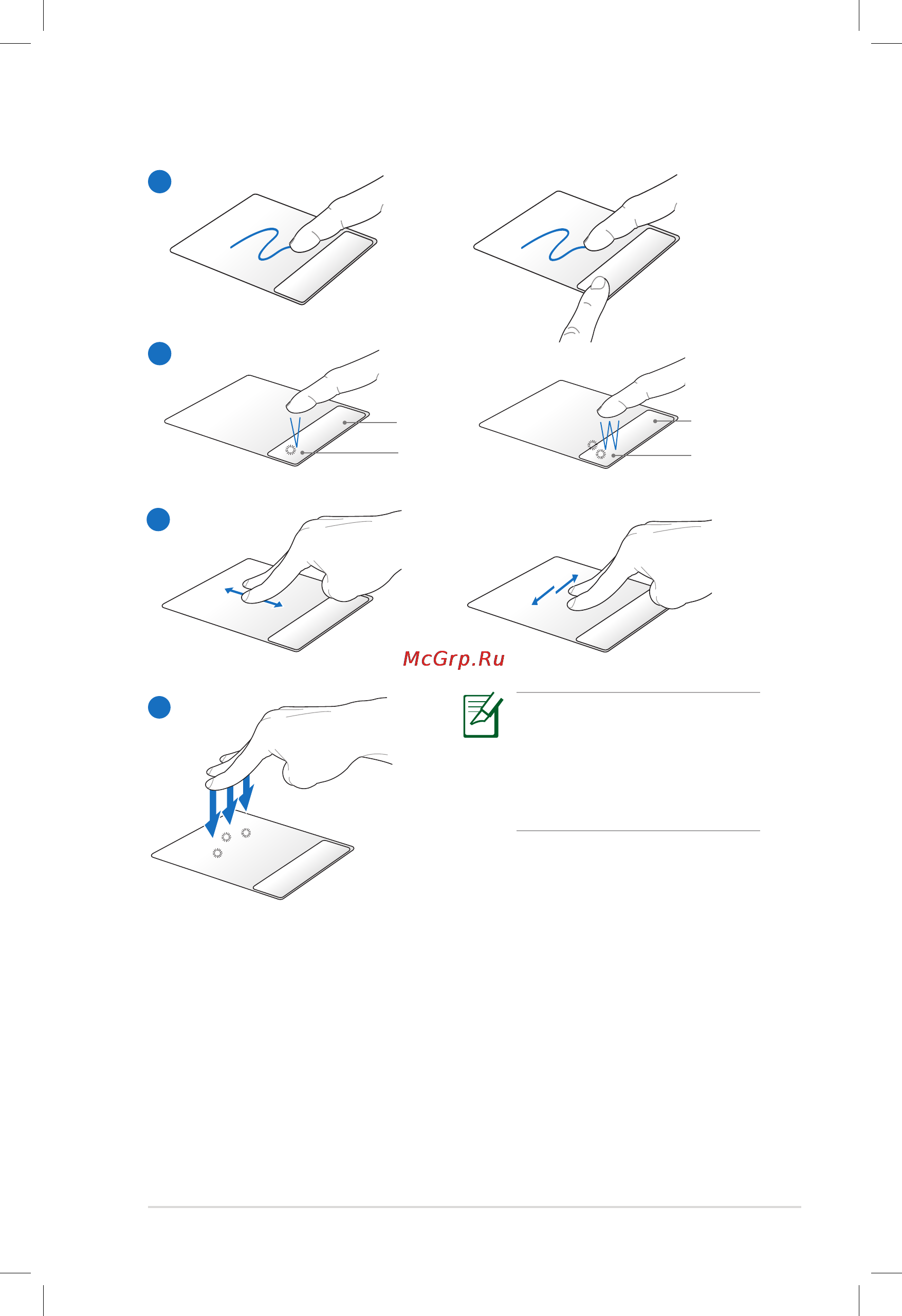 Asus N52D [7/26] Using the touchpad