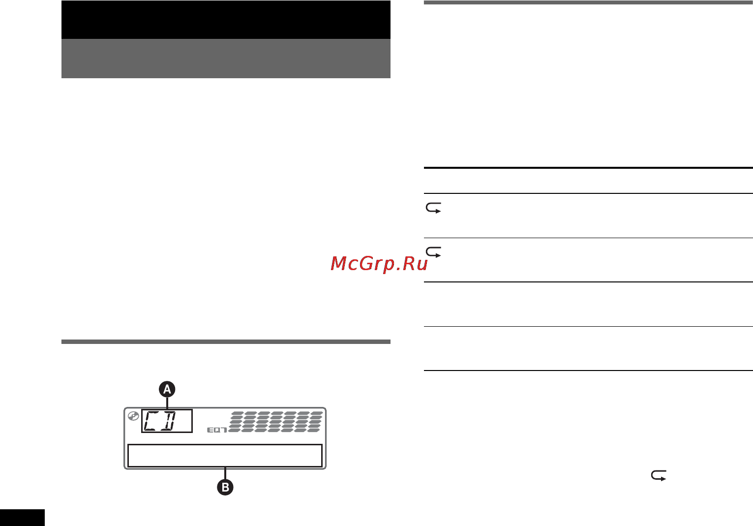 Sony CDX-GT650UI [14/76] Воспроизведение диска