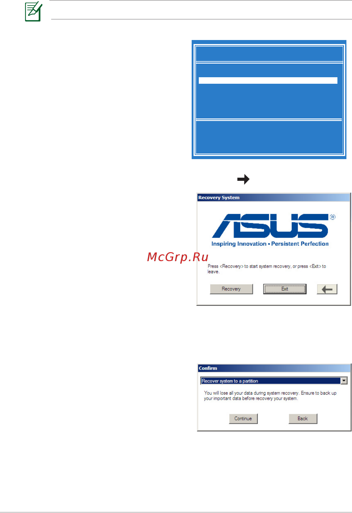 Asus EEE PC 1015PW Gold [50/66] Использование usb устройства usb восстановление