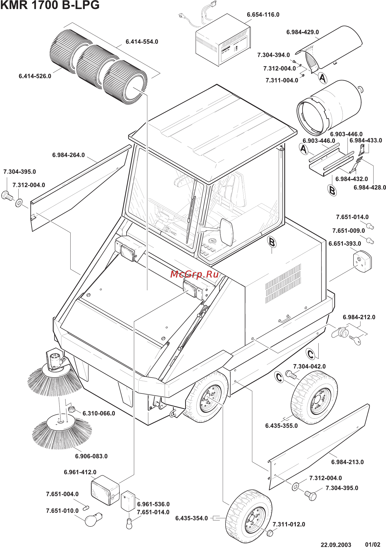 Karcher KMR 1700 B/Lpg Инструкция по эксплуатации онлайн [20/21] 2603