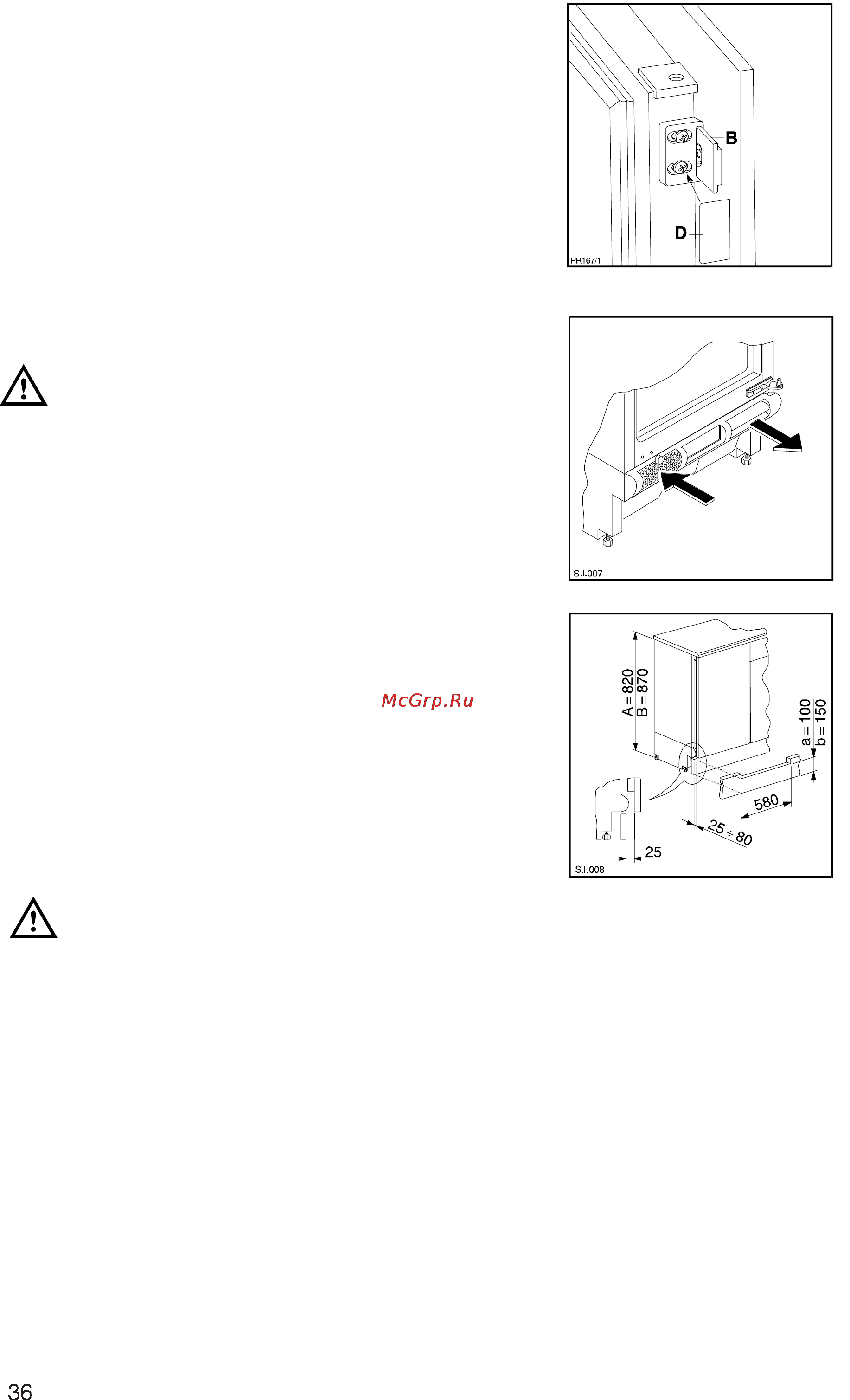 Zanussi ZU 9120 F [11/11] Установка плинтуса