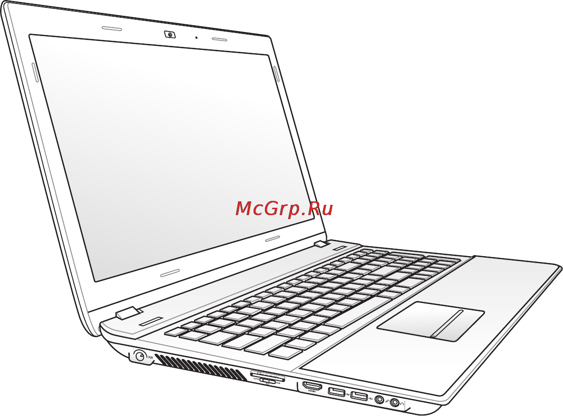 Asus U33JC i5-460M Инструкция по эксплуатации онлайн