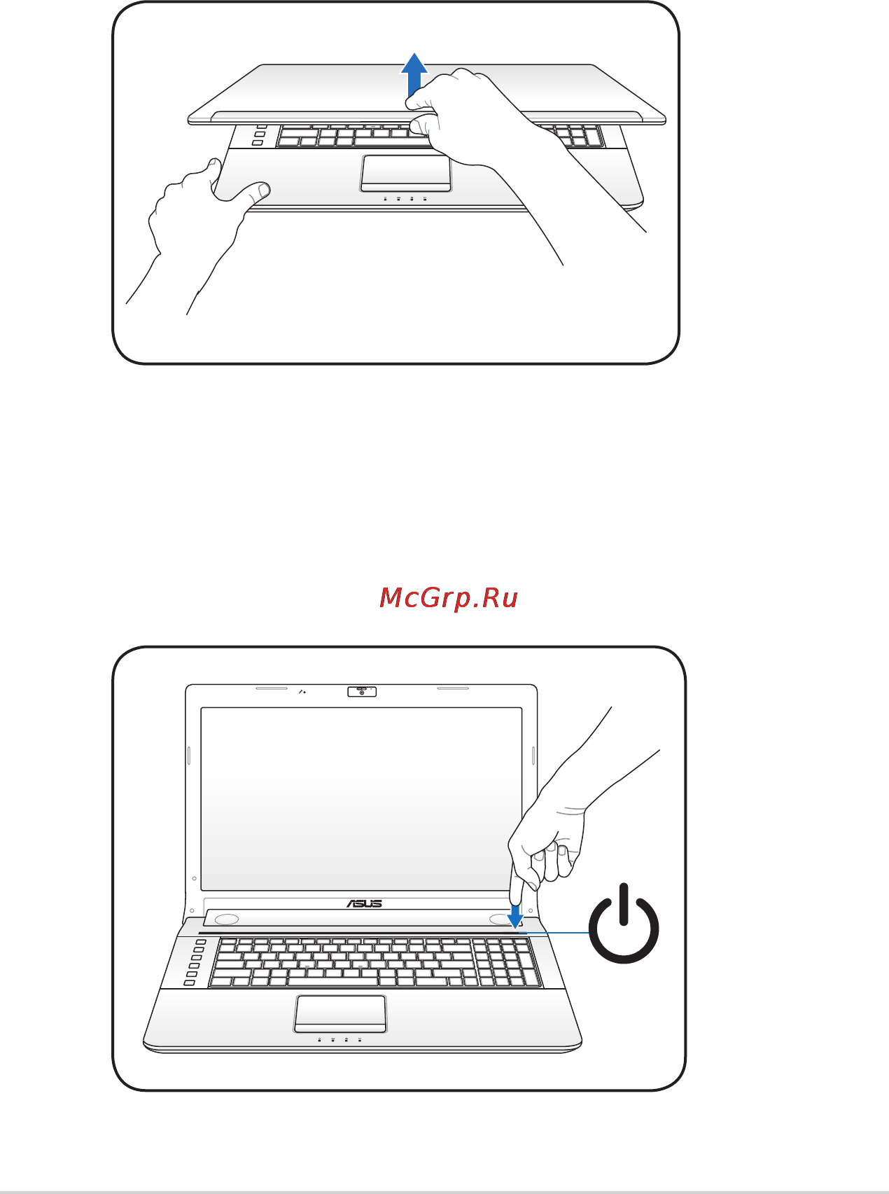 Asus K73SV i5-2410M Инструкция по эксплуатации онлайн [6/26] 57359