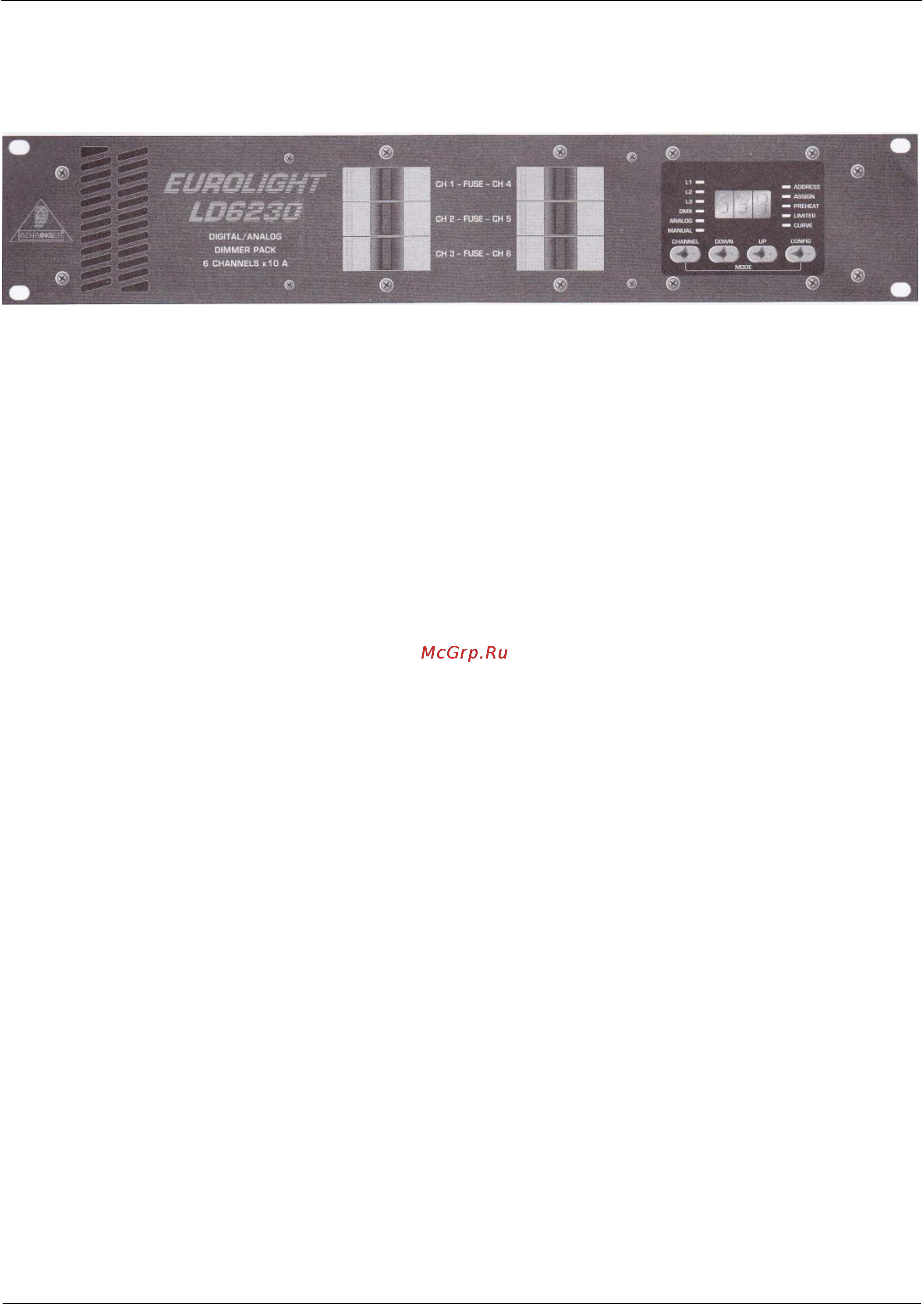 Behringer LD6230 EUROLIGHT [3/11] Eurolight