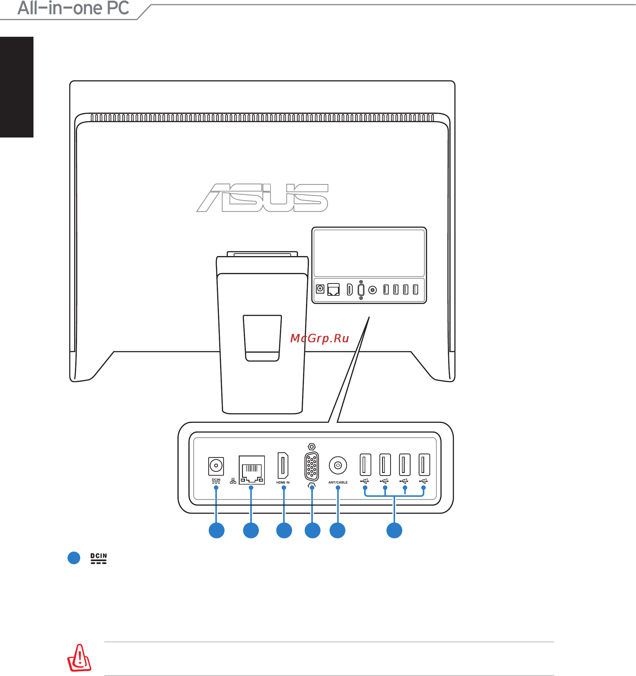 Asus ET2400INT-B088E [16/42] Вид сзади