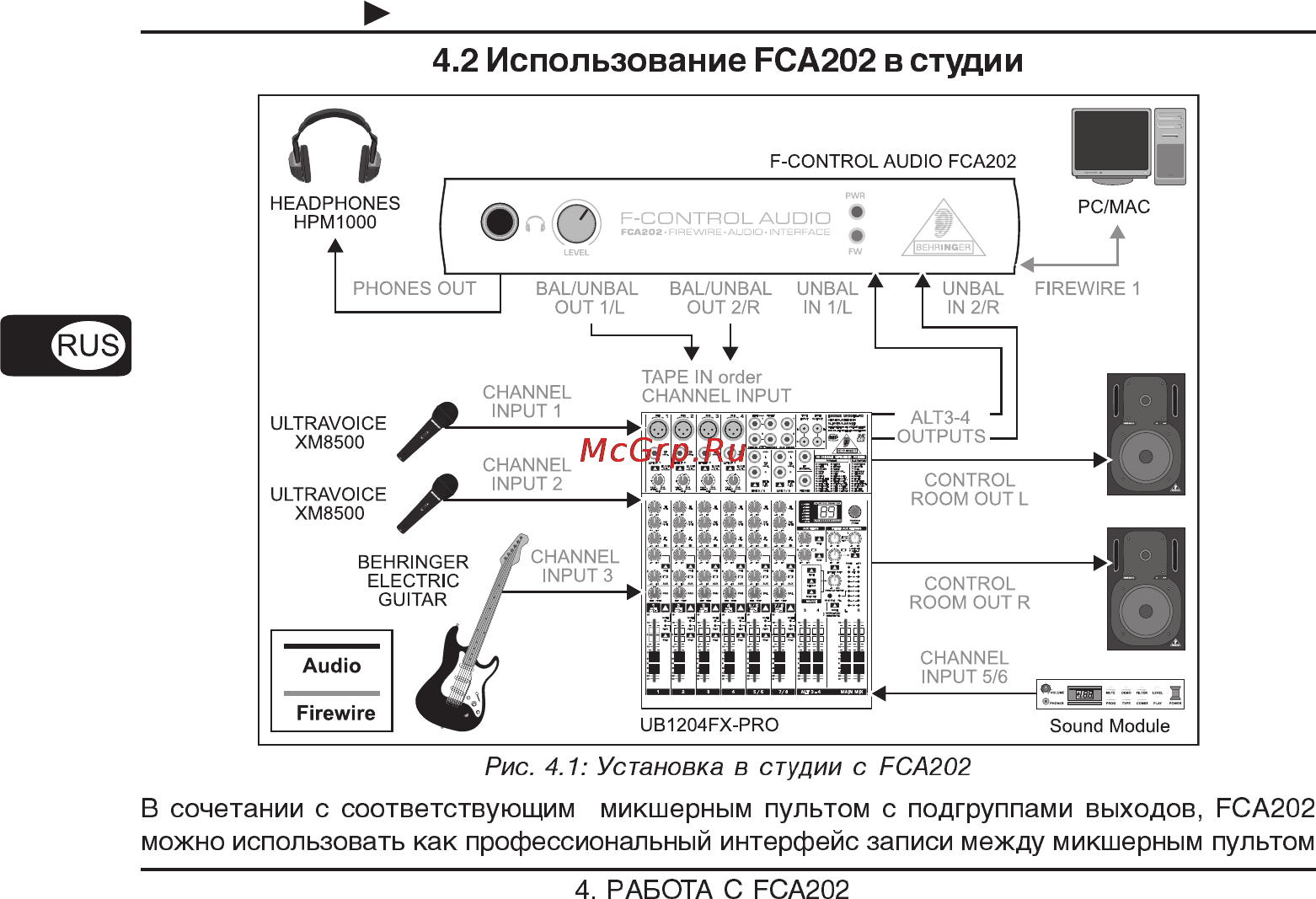 Behringer FCA 202 F-CONTROL AUDIO [18/26] H cde f a
