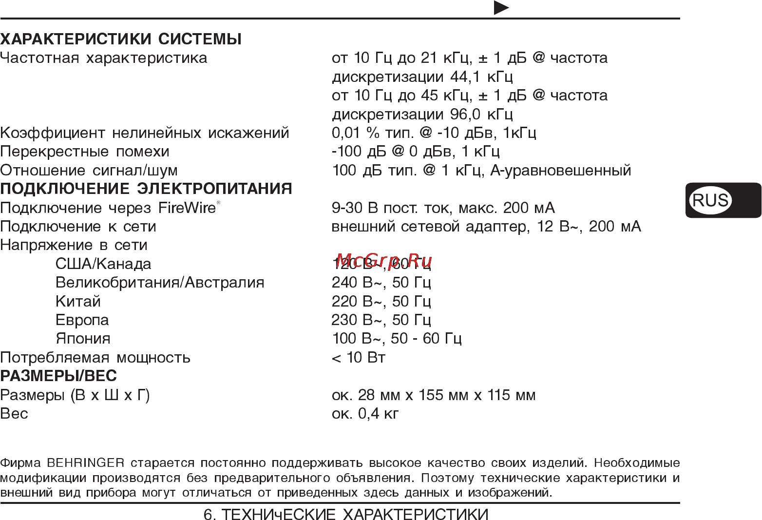 Behringer FCA 202 F-CONTROL AUDIO Инструкция по эксплуатации онлайн [25/26] 2719