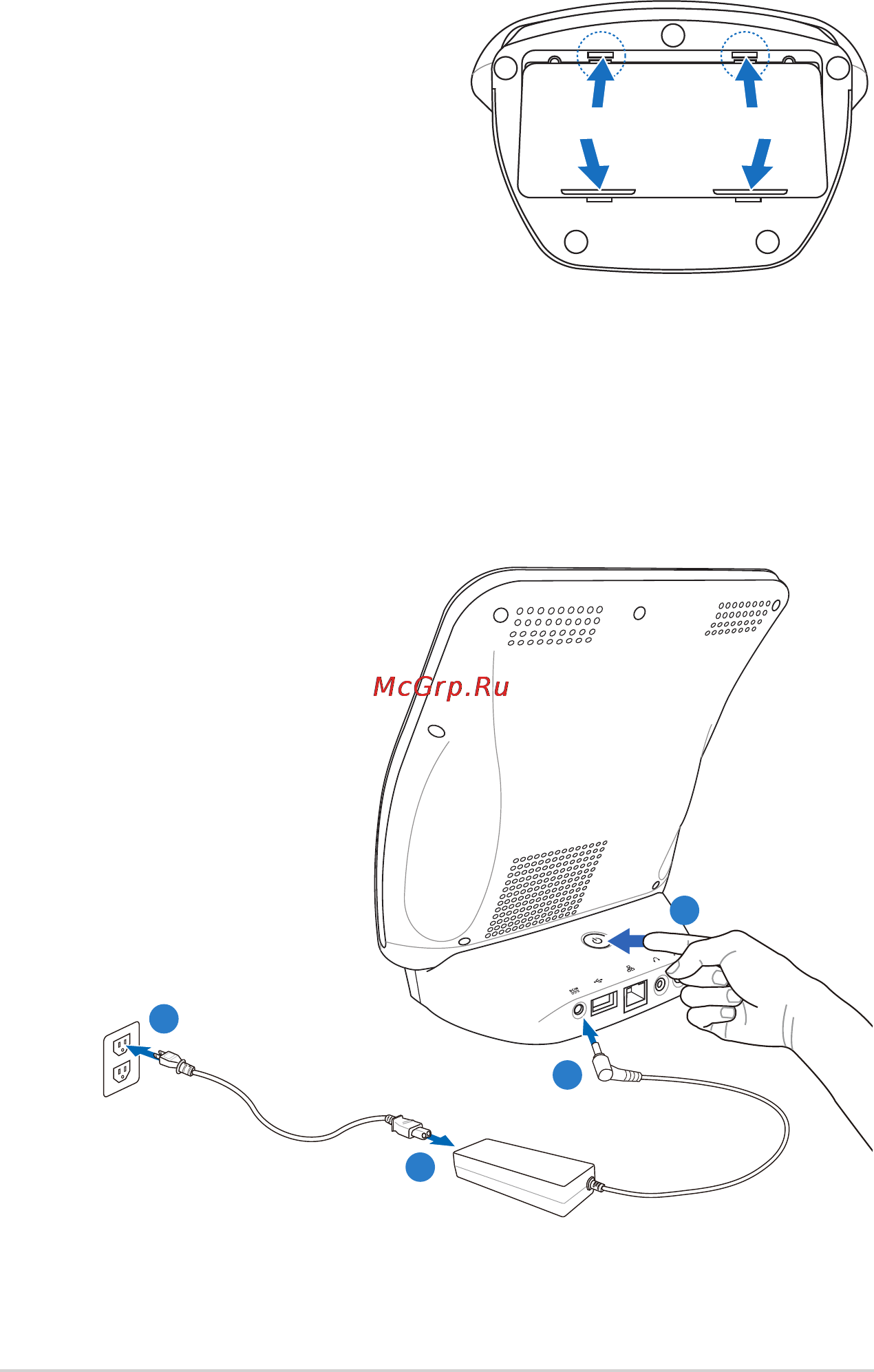Asus AiGuRu_SV1_T [16/34] Включение видеотелефона