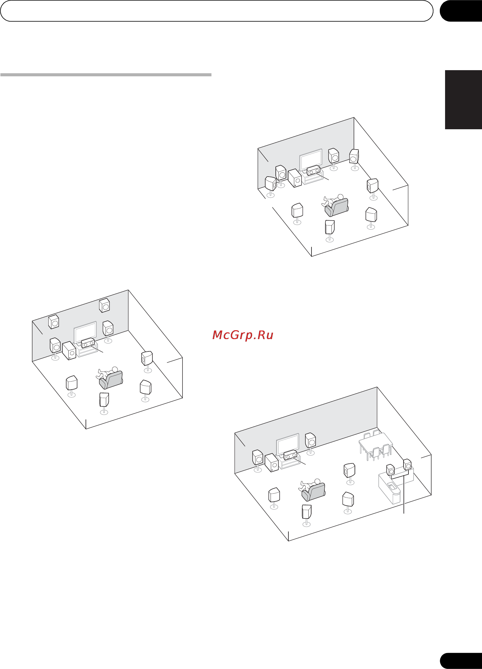 Pioneer VSX-920K [17/400] Determining the speakers application
